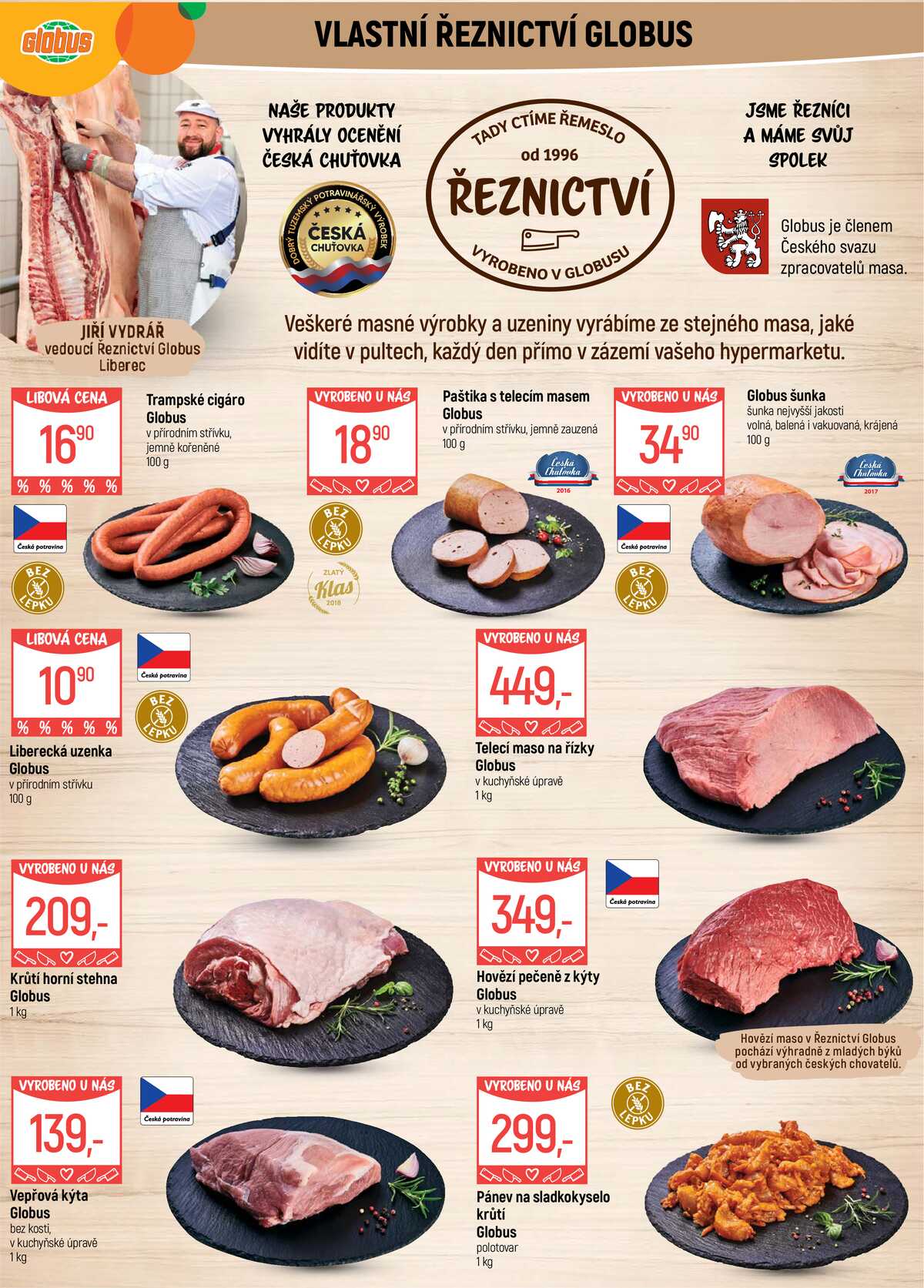 Akční leták Globus 10.6. - 16.6.2026 - Globus Liberec strana 3