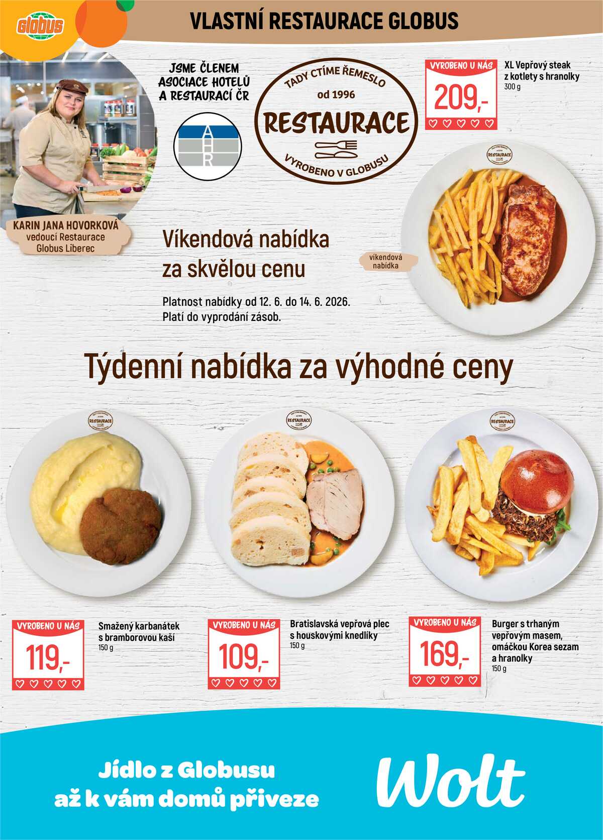 Akční leták Globus 10.6. - 16.6.2026 - Globus Liberec strana 5