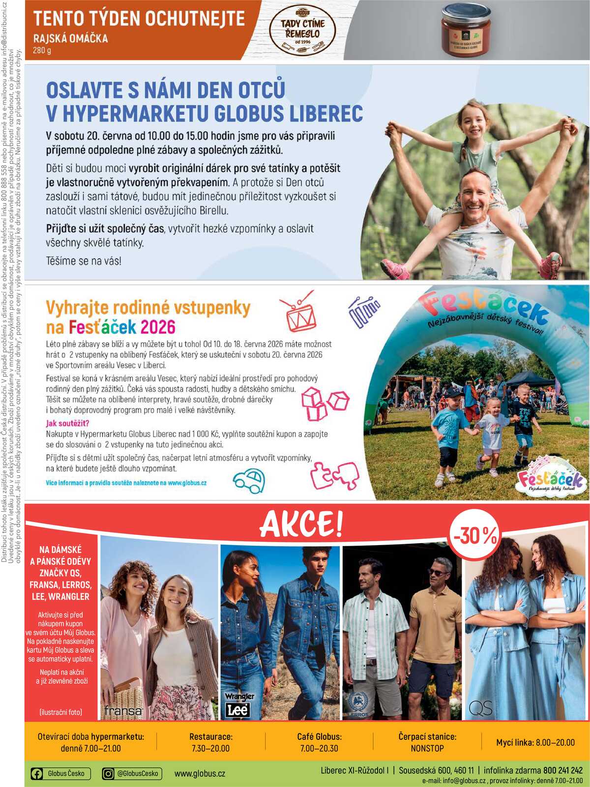 Akční leták Globus 10.6. - 16.6.2026 - Globus Liberec strana 47