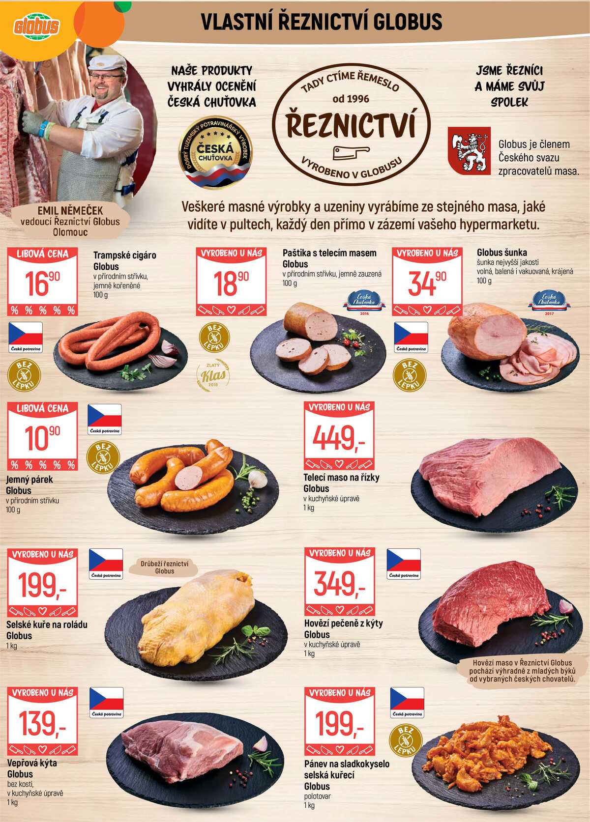 Akční leták Globus 10.6. - 16.6.2026 - Globus Olomouc strana 3