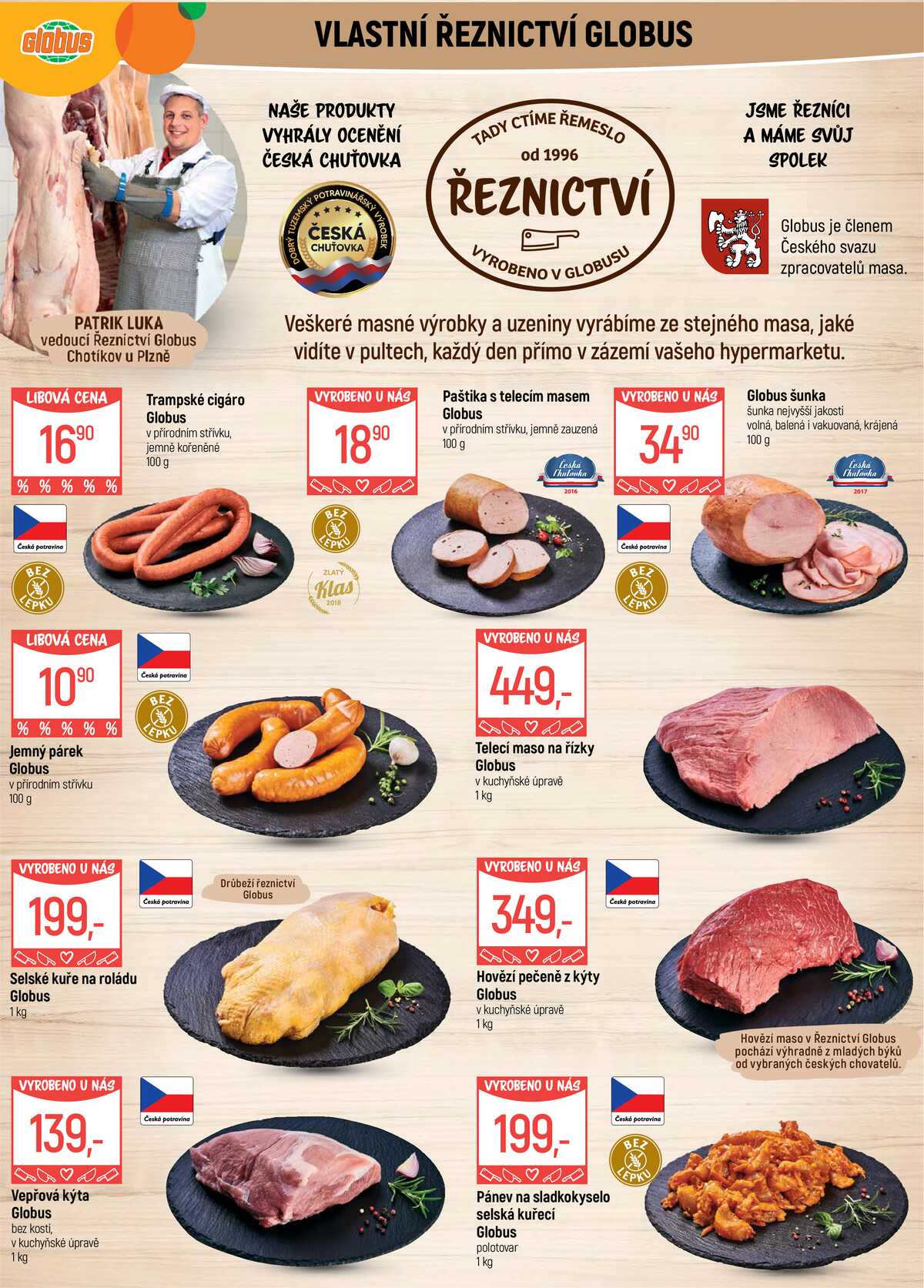 Akční leták Globus 10.6. - 16.6.2026 - Globus Chotíkov u Plzně strana 3