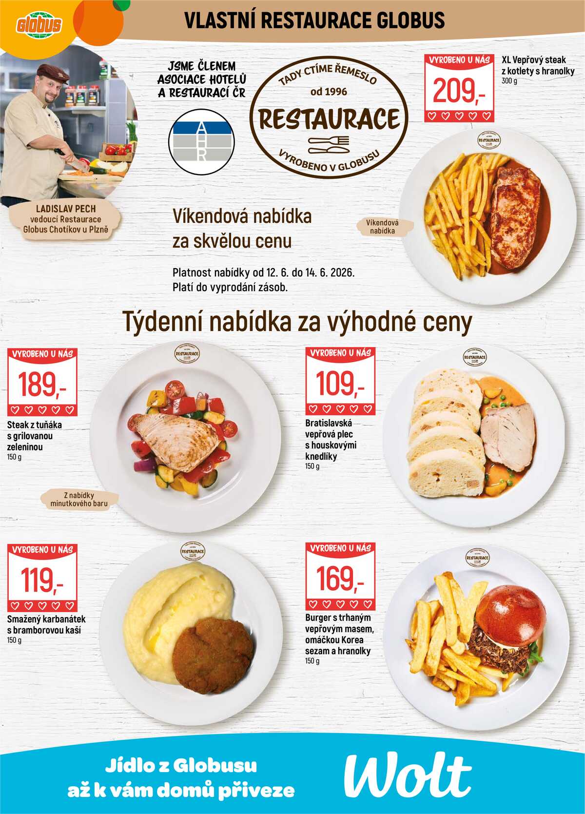 Akční leták Globus 10.6. - 16.6.2026 - Globus Chotíkov u Plzně strana 5