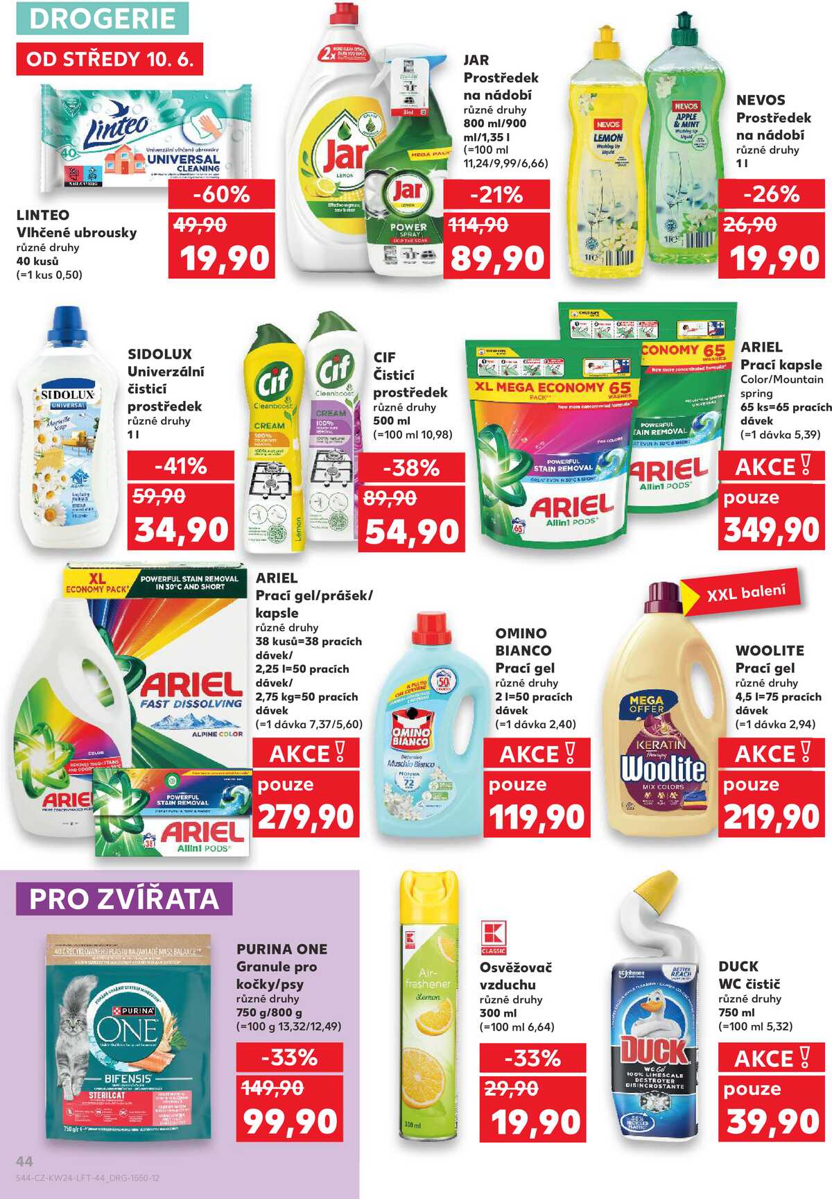 Kaufland 10.6. - 16.6. - Kaufland - Jablonec nad Nisou (Jateční) strana 44
