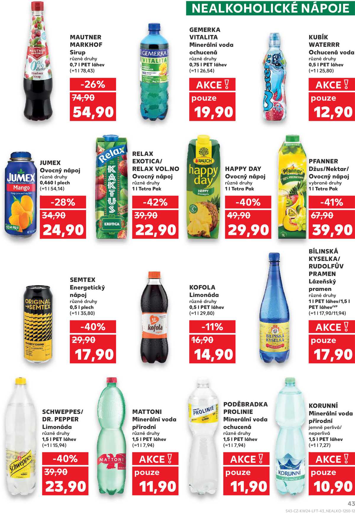 Kaufland 10.6. - 16.6. - Kaufland - Brno - Slatina strana 43