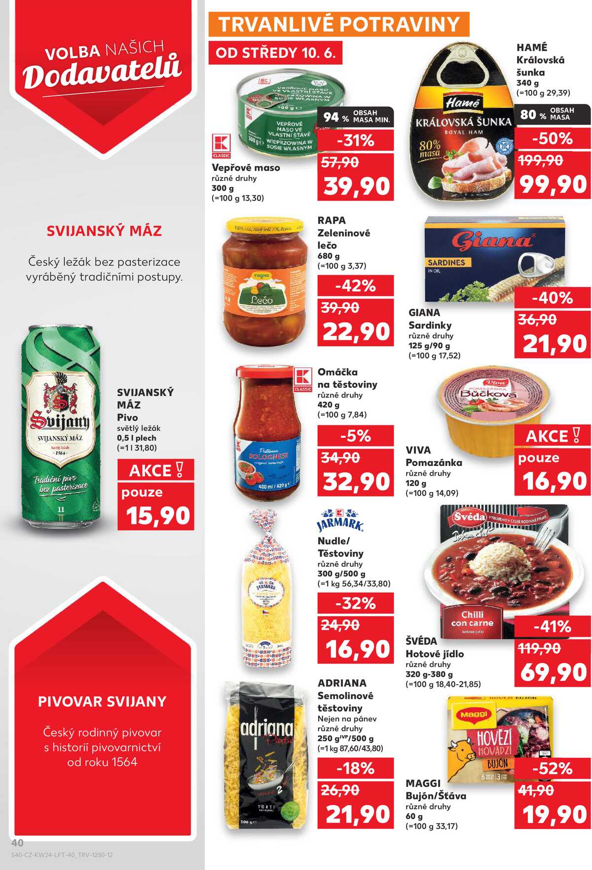 Kaufland 10.6. - 16.6. - Kaufland - Karlovy Vary strana 40