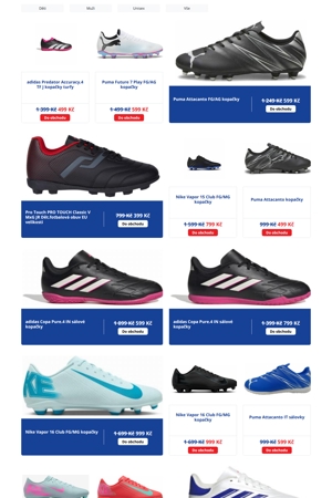 Intersport Kopačky a míče - 7. 6. 2026