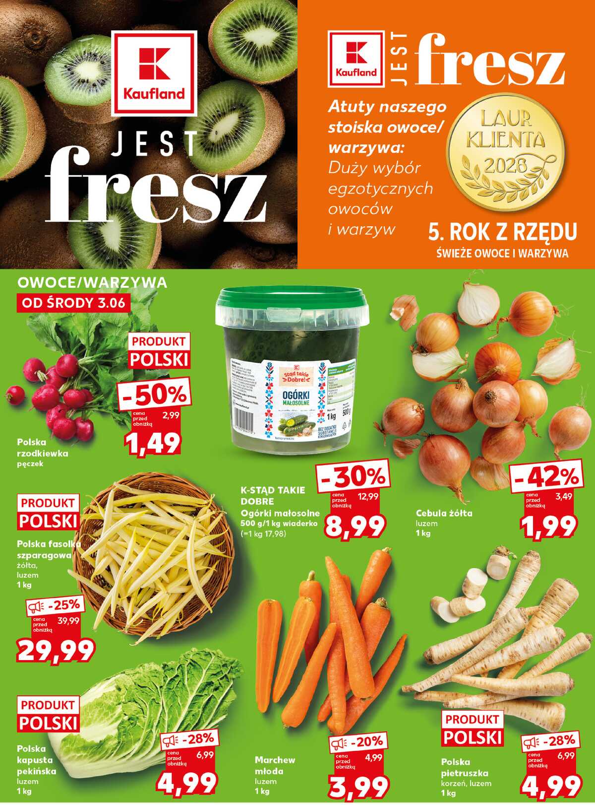 Leták Kaufland Polsko 8.6.-10.6.2026 - Silný start strana 4