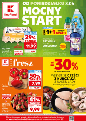 Leták Kaufland Polsko 8.6.-10.6.2026 - Silný start