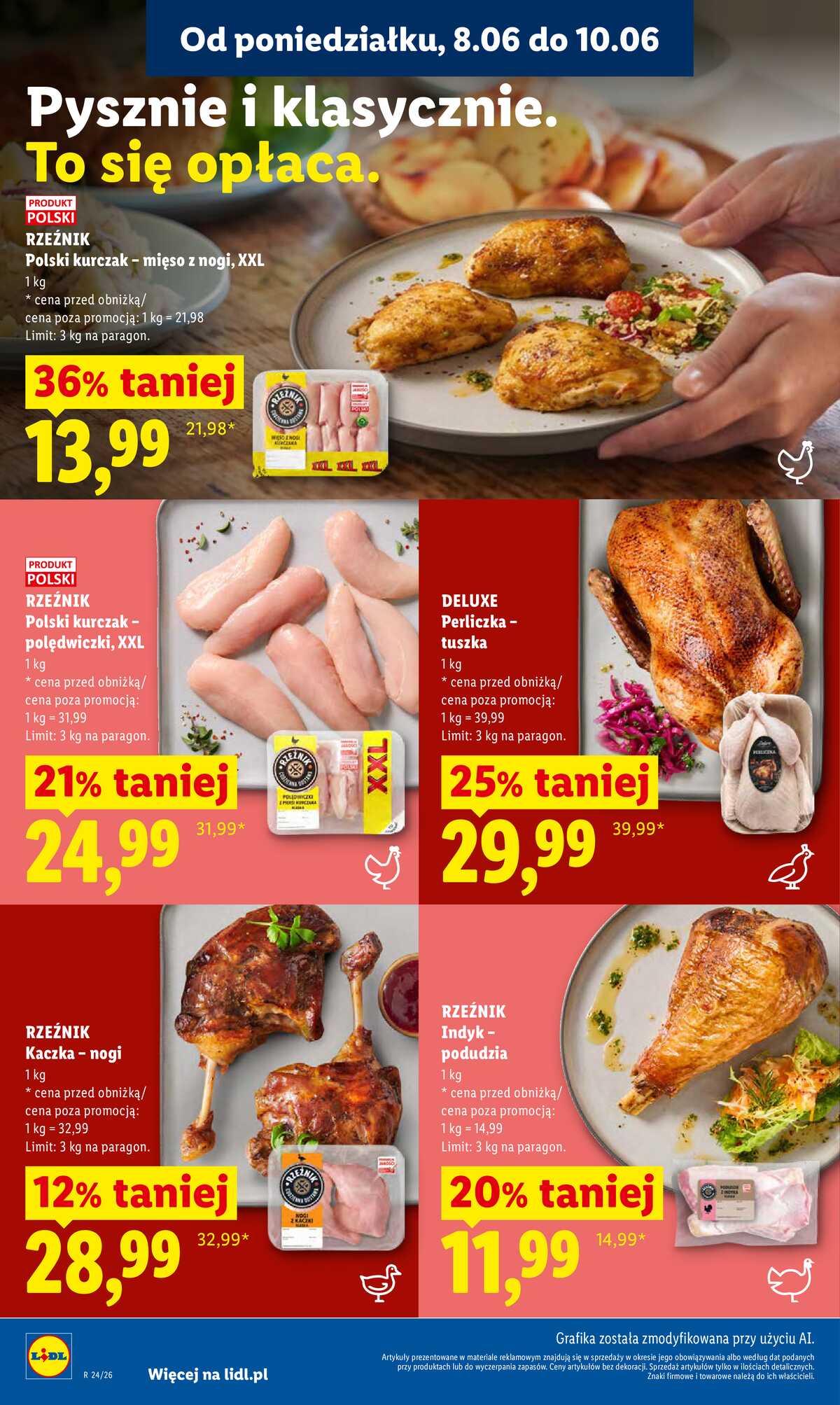 Leták Lidl Polsko 8.6.-10.6.2026 - Leták platí od 8. do 10. června strana 50
