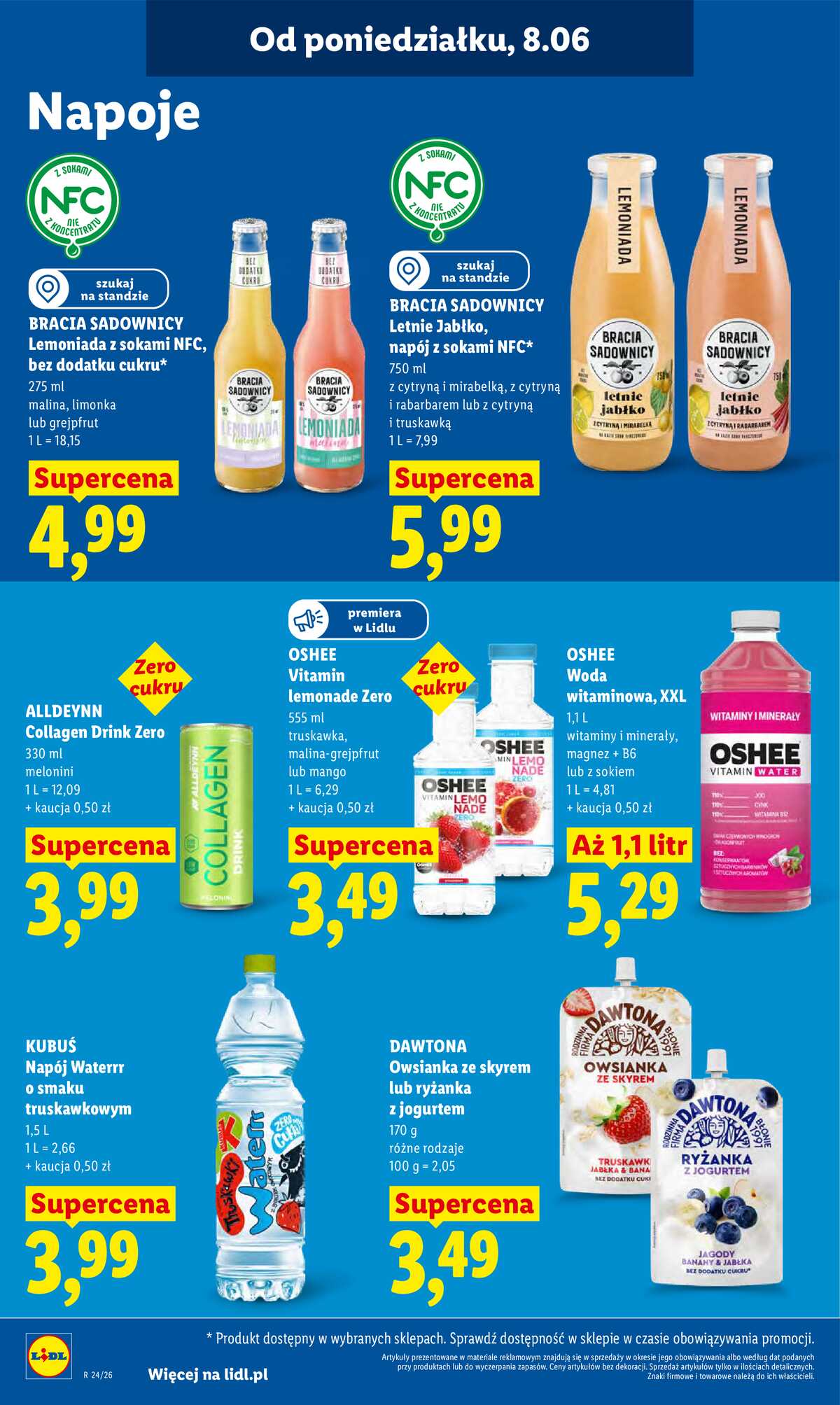 Leták Lidl Polsko 8.6.-10.6.2026 - Leták platí od 8. do 10. června strana 62