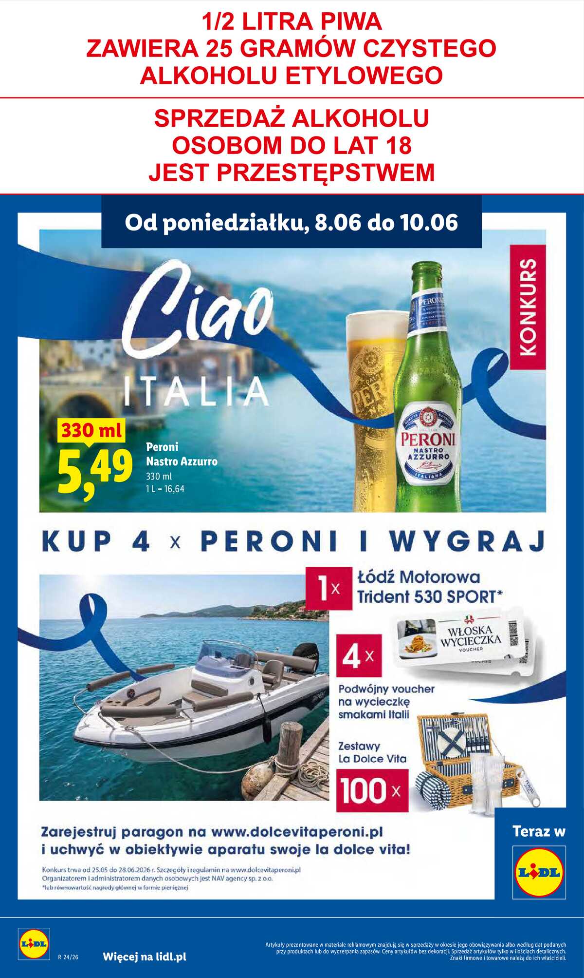 Leták Lidl Polsko 8.6.-10.6.2026 - Leták platí od 8. do 10. června strana 64