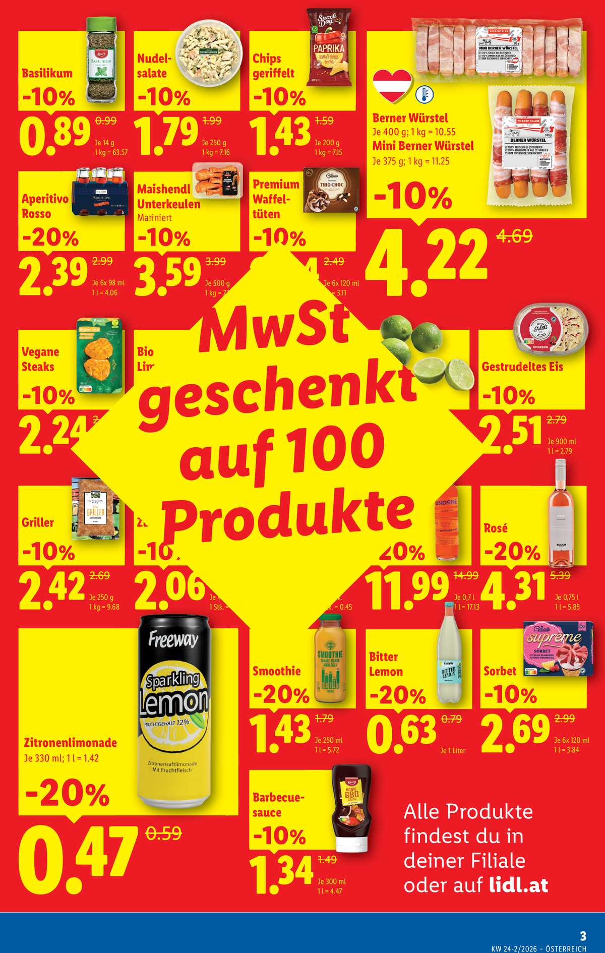 Leták Lidl Rakousko 11.6.-17.6.2026 strana 3