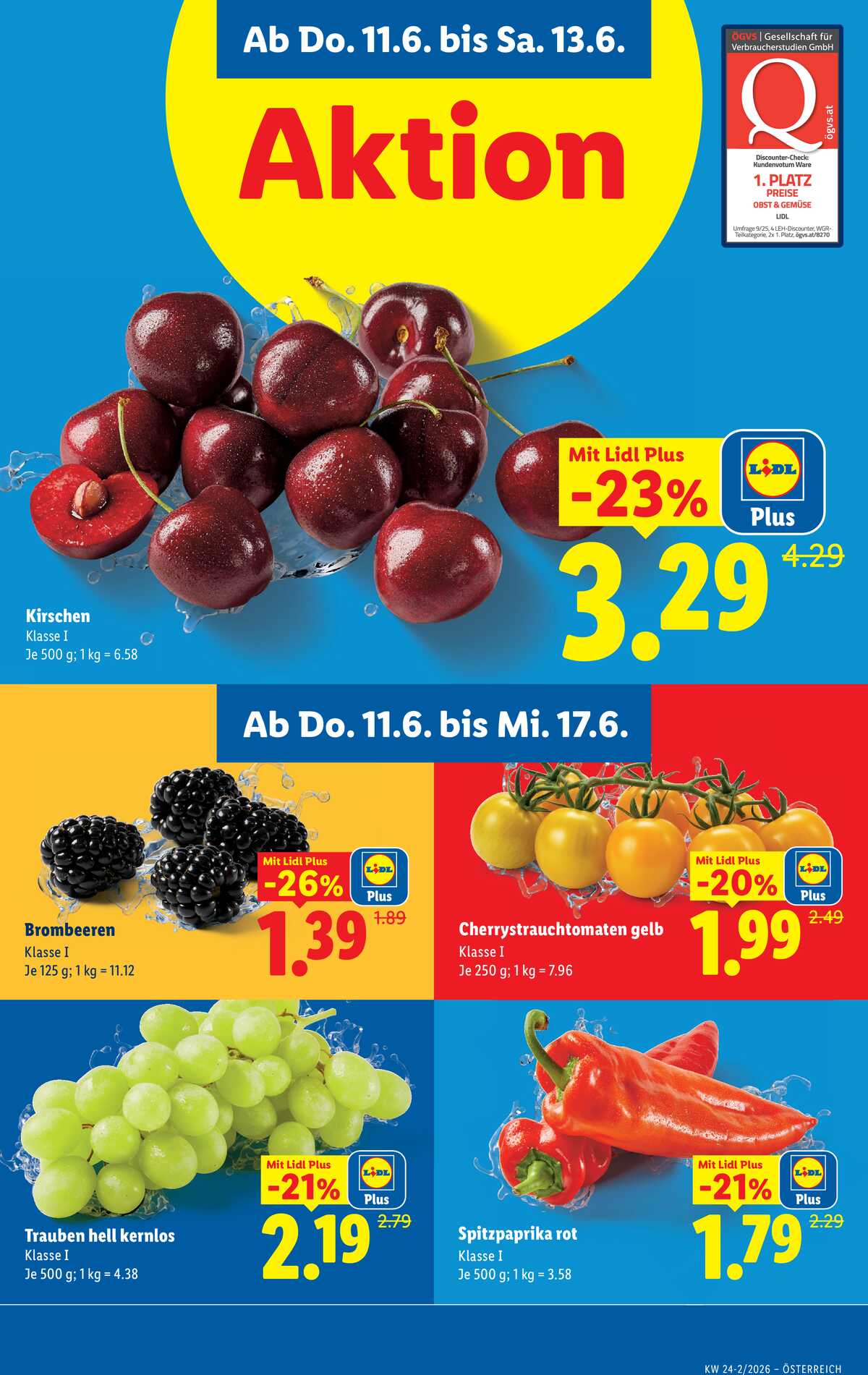 Leták Lidl Rakousko 11.6.-17.6.2026 strana 7