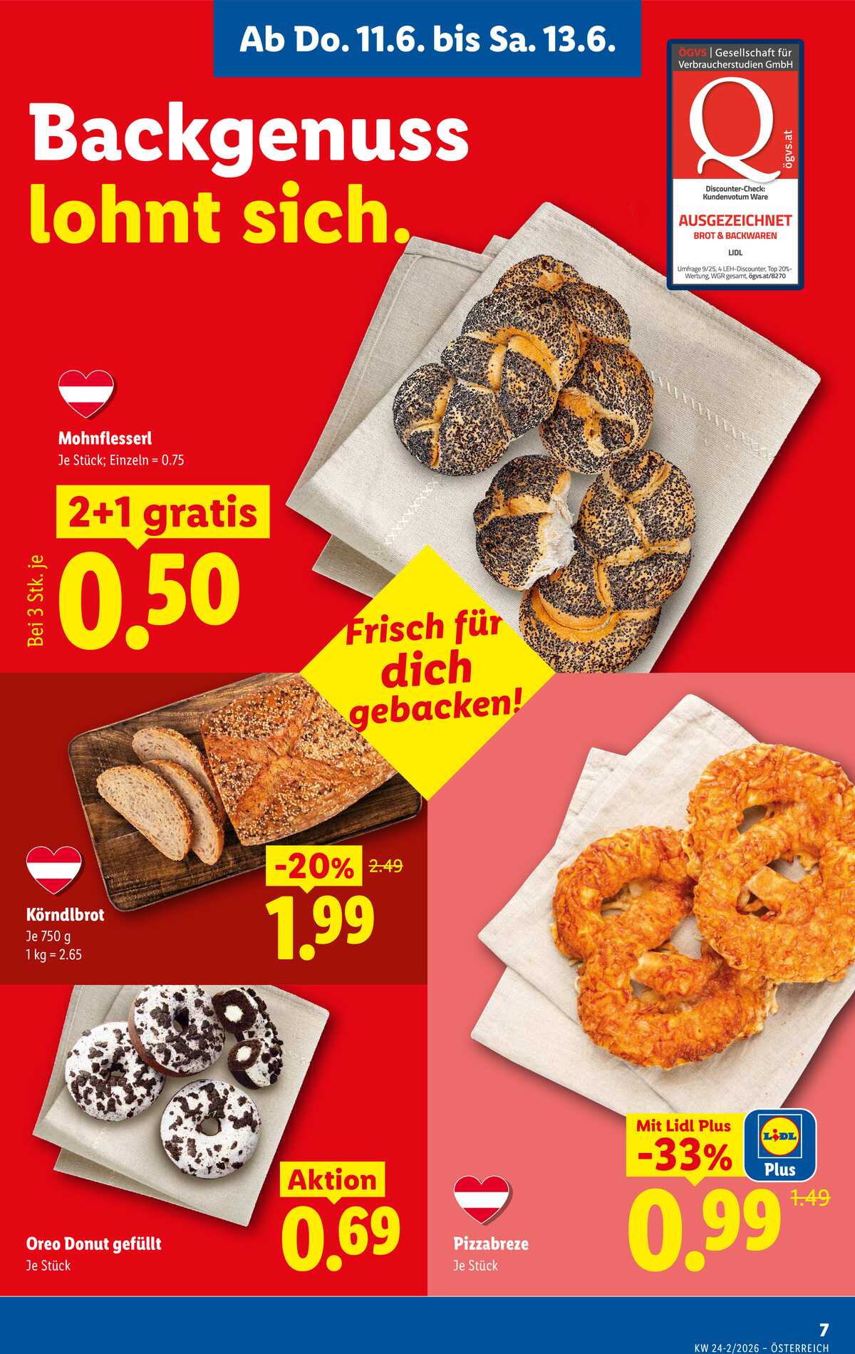Leták Lidl Rakousko 11.6.-17.6.2026 strana 9