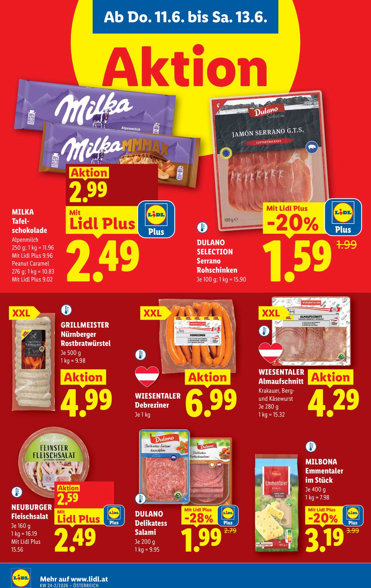 Leták Lidl Rakousko 11.6.-17.6.2026 strana 12
