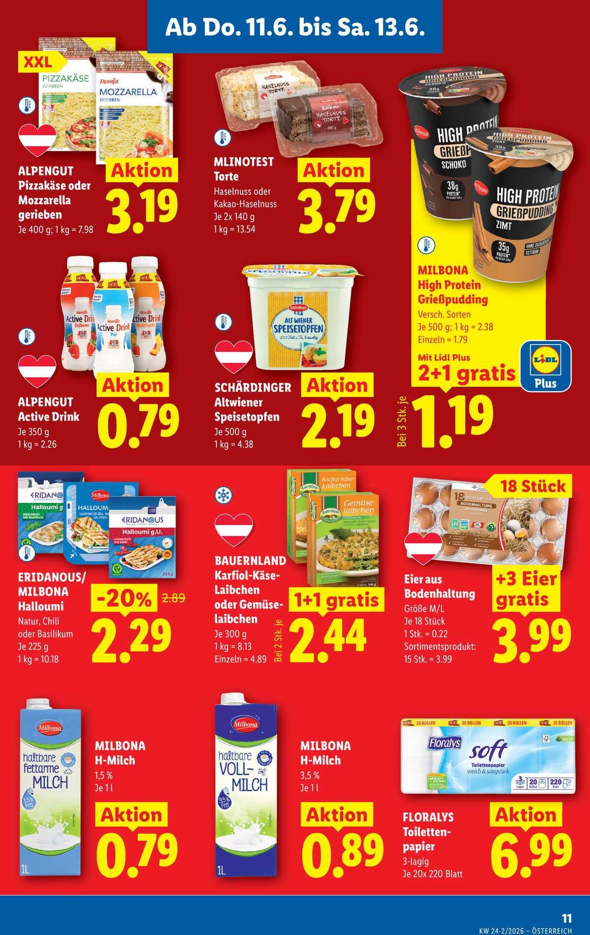 Leták Lidl Rakousko 11.6.-17.6.2026 strana 13