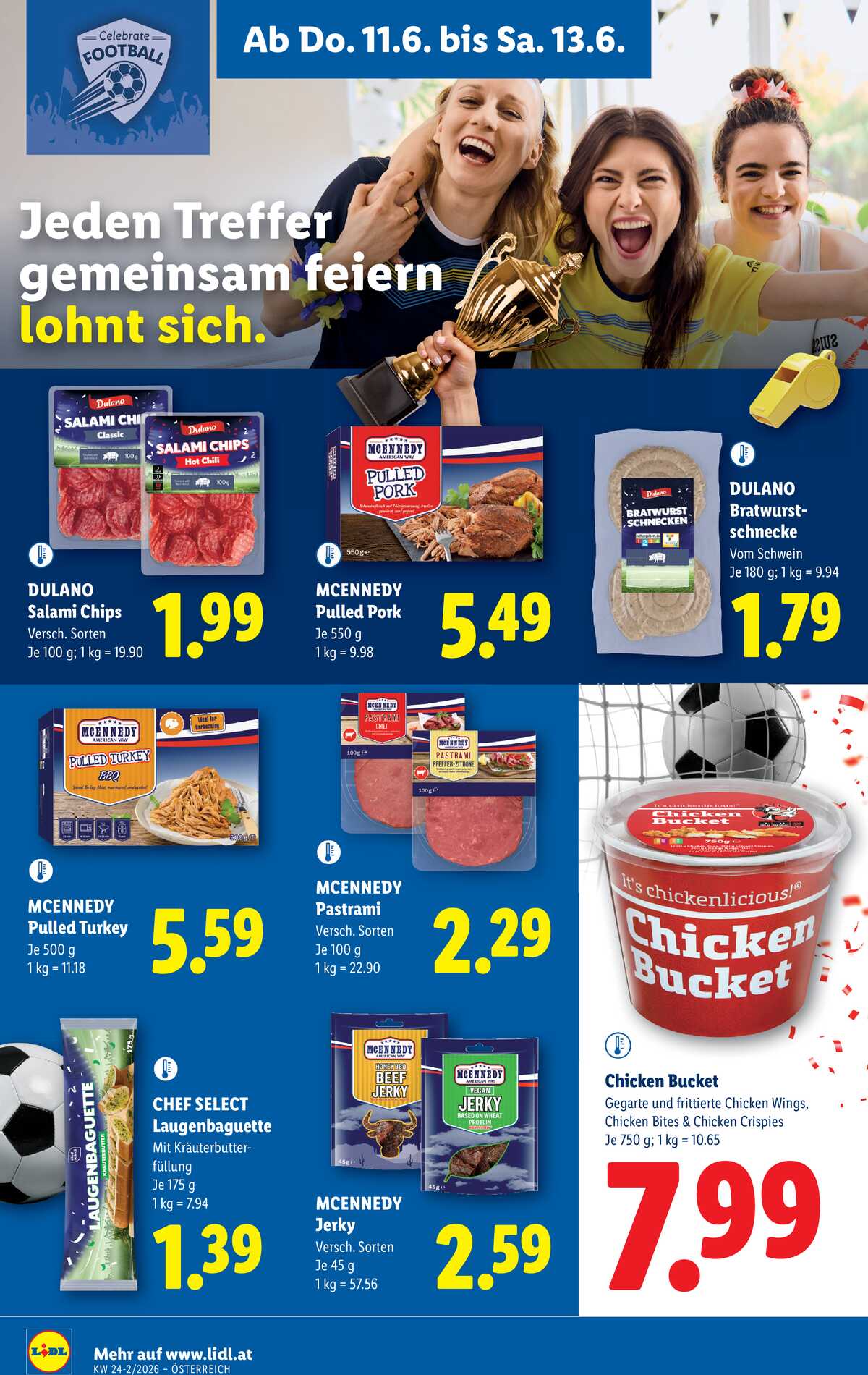 Leták Lidl Rakousko 11.6.-17.6.2026 strana 14