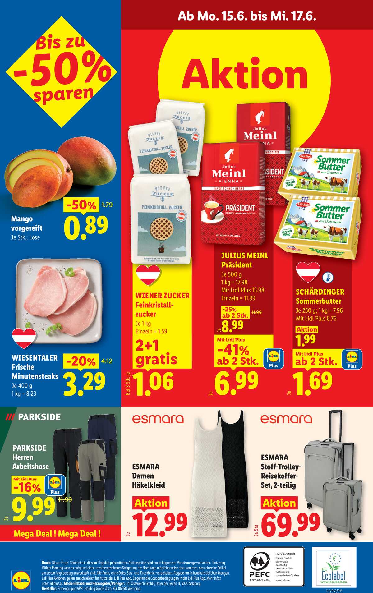 Leták Lidl Rakousko 11.6.-17.6.2026 strana 35