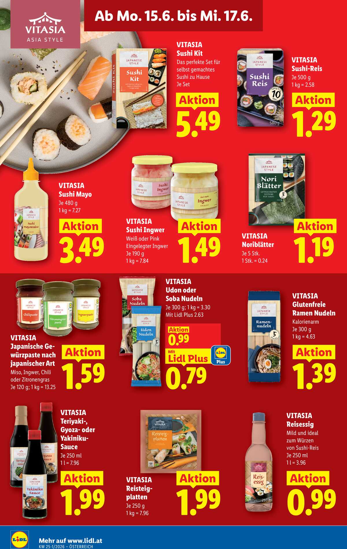 Leták Lidl Rakousko 11.6.-17.6.2026 strana 45