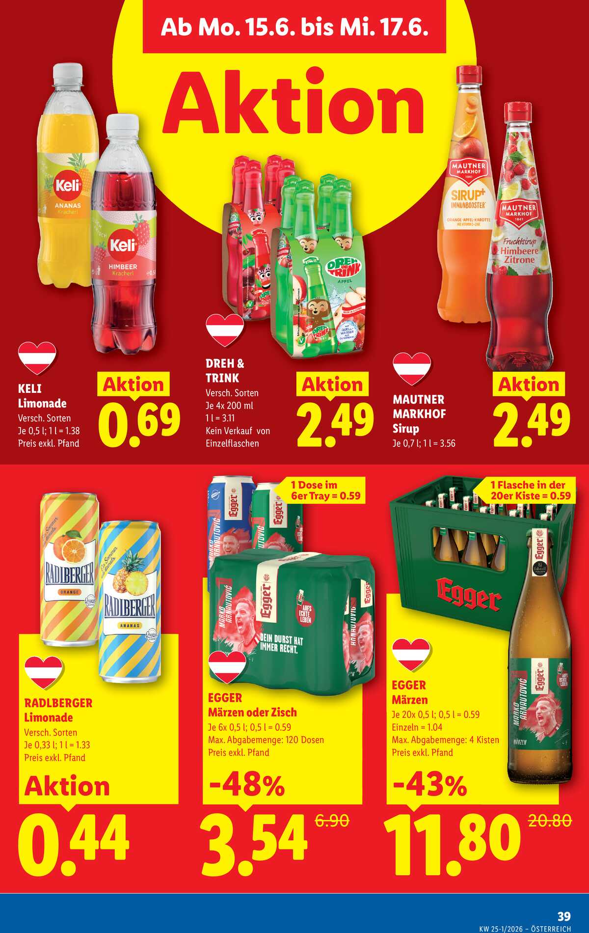 Leták Lidl Rakousko 11.6.-17.6.2026 strana 46