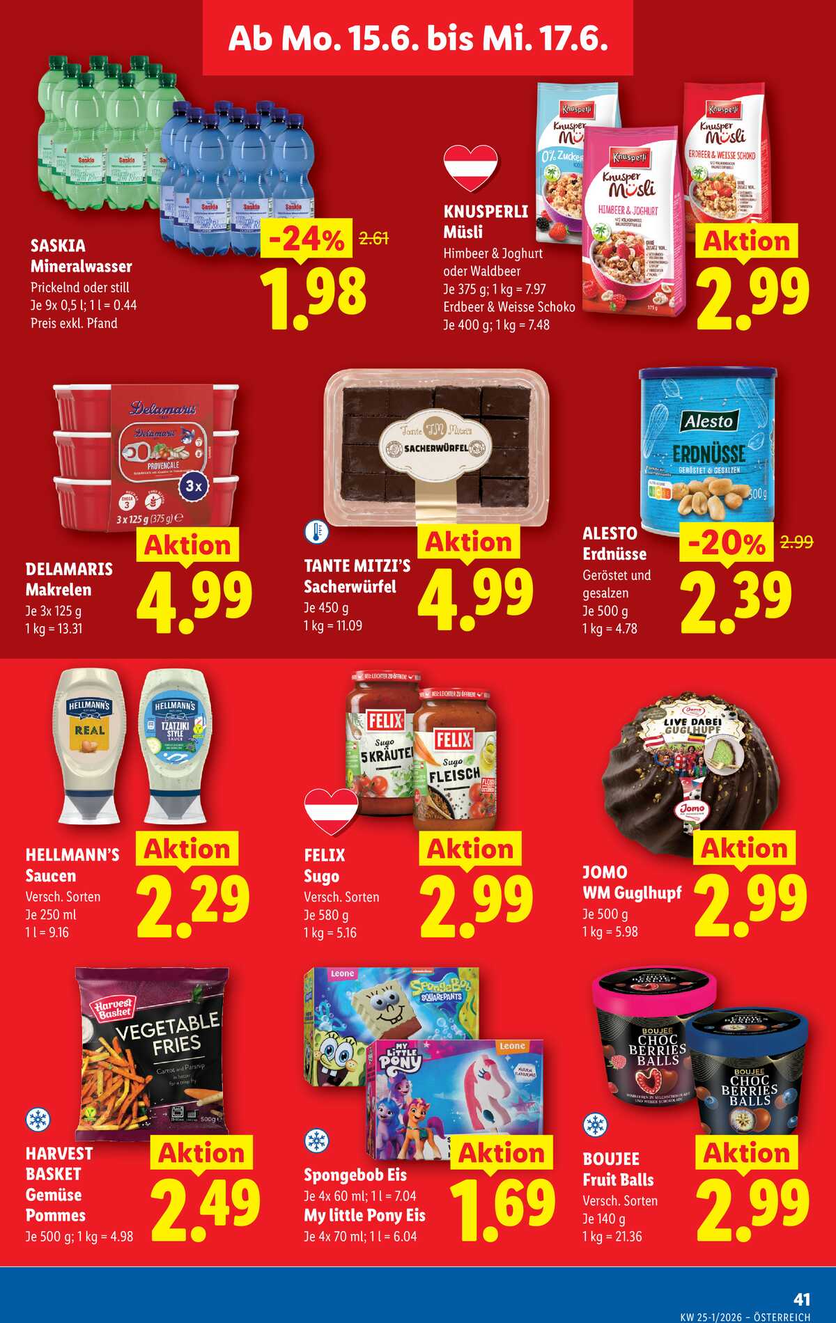 Leták Lidl Rakousko 11.6.-17.6.2026 strana 48