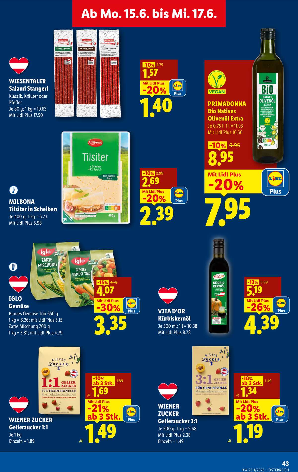 Leták Lidl Rakousko 11.6.-17.6.2026 strana 50