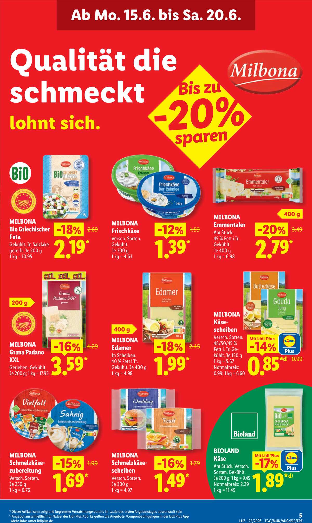 Leták Lidl Německo 15.6.-20.6.2026 strana 13