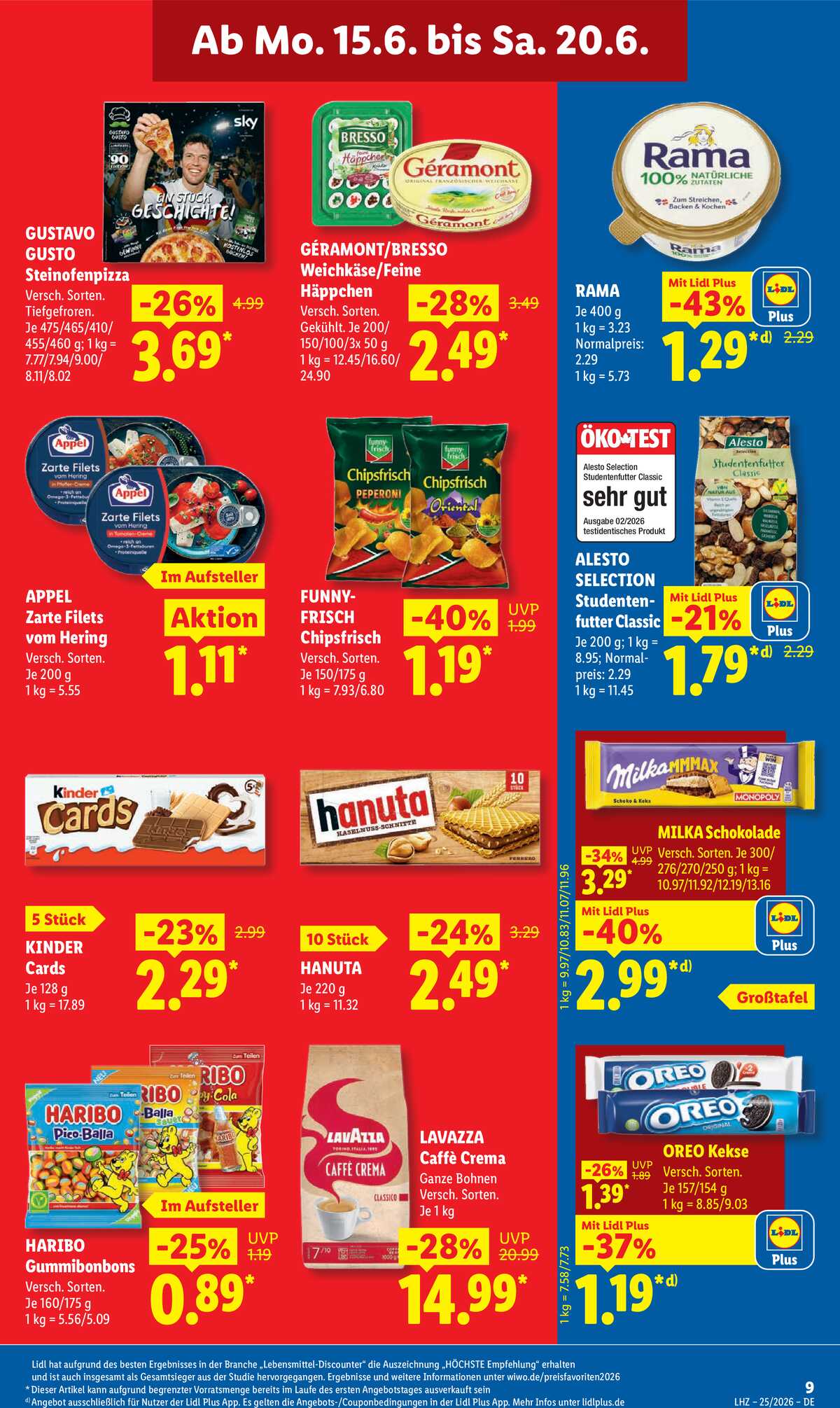 Leták Lidl Německo 15.6.-20.6.2026 strana 19