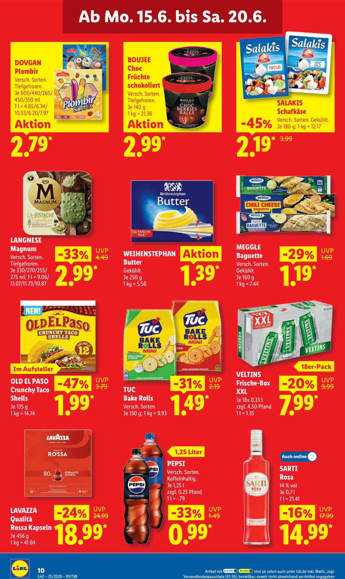 Leták Lidl Německo 15.6.-20.6.2026 strana 20