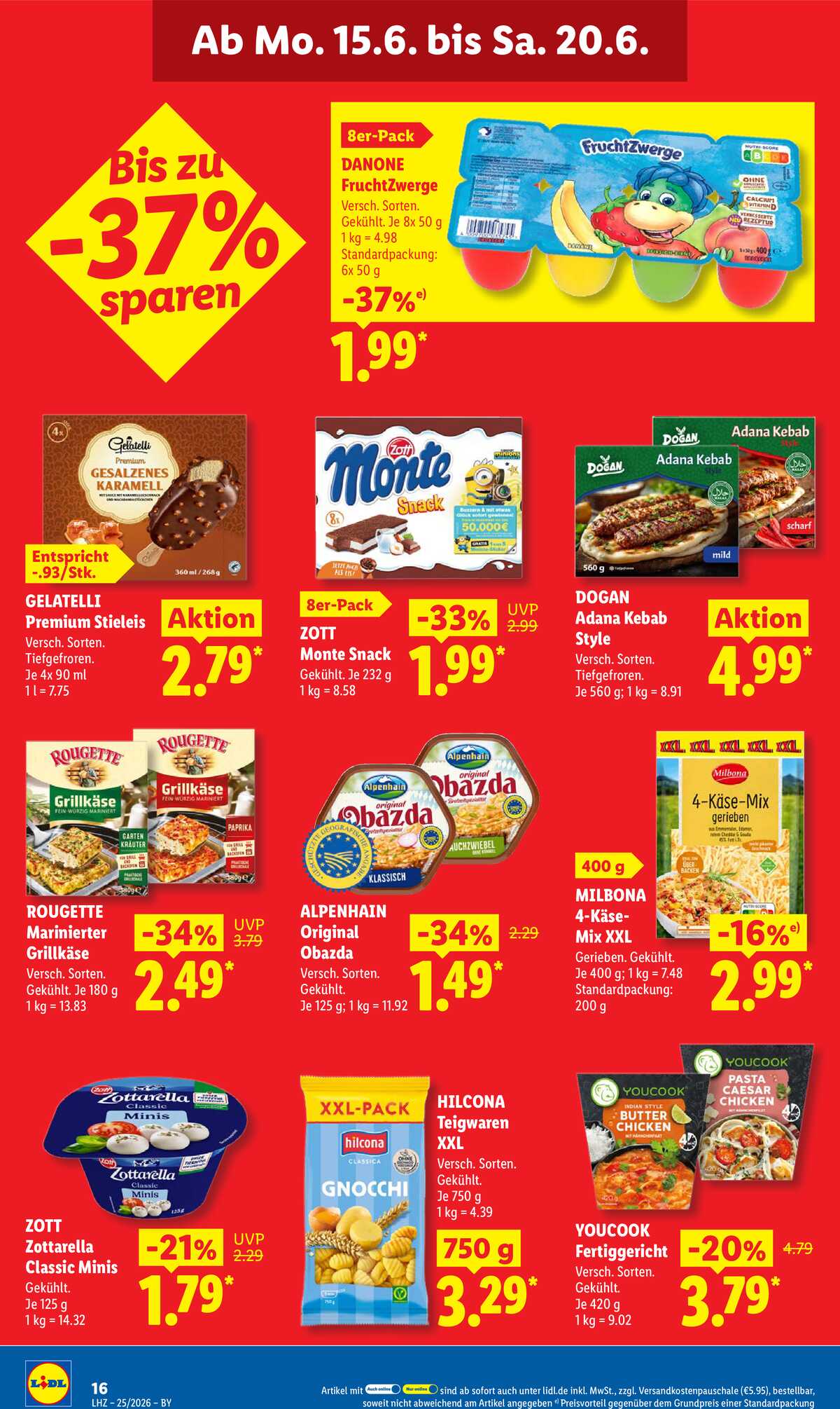 Leták Lidl Německo 15.6.-20.6.2026 strana 22