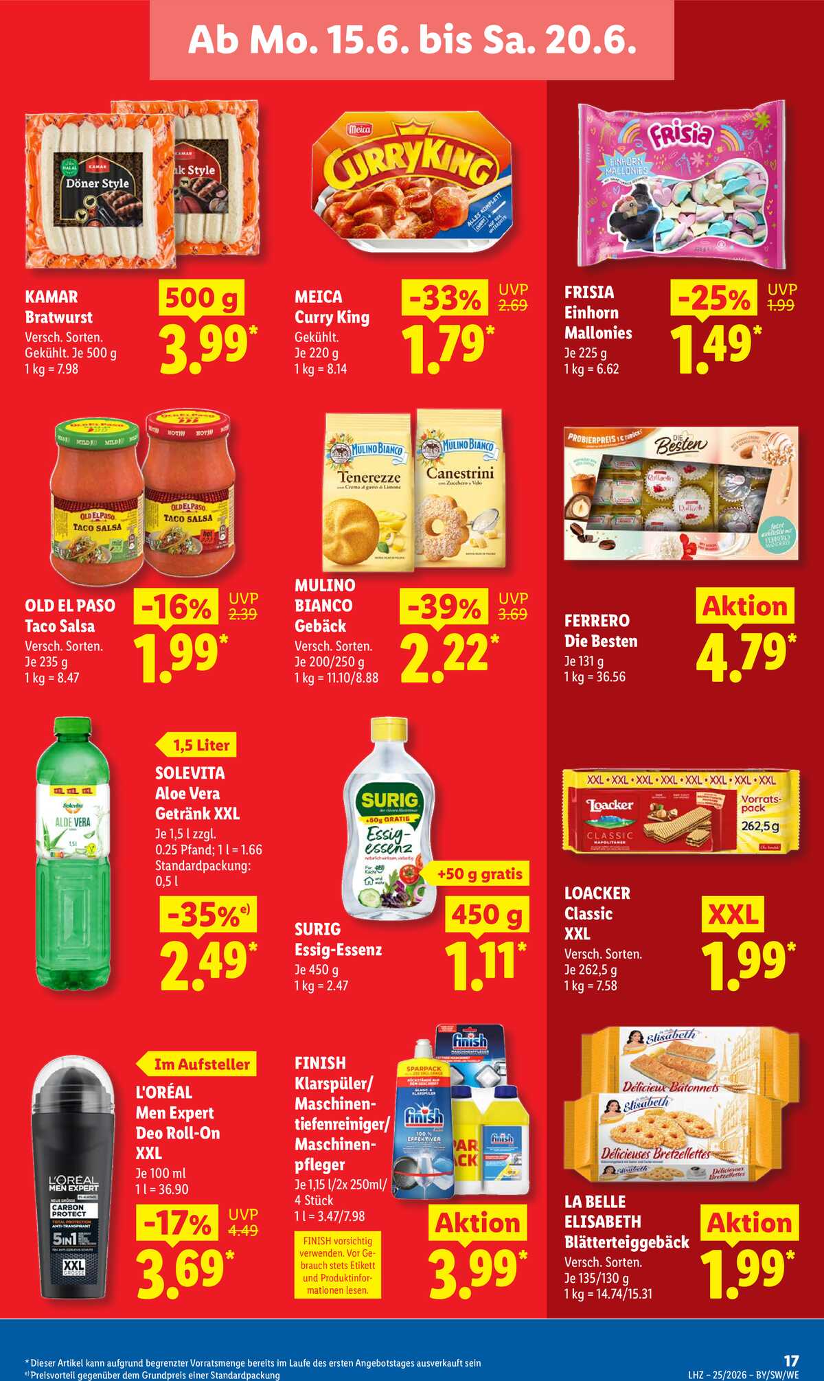 Leták Lidl Německo 15.6.-20.6.2026 strana 23