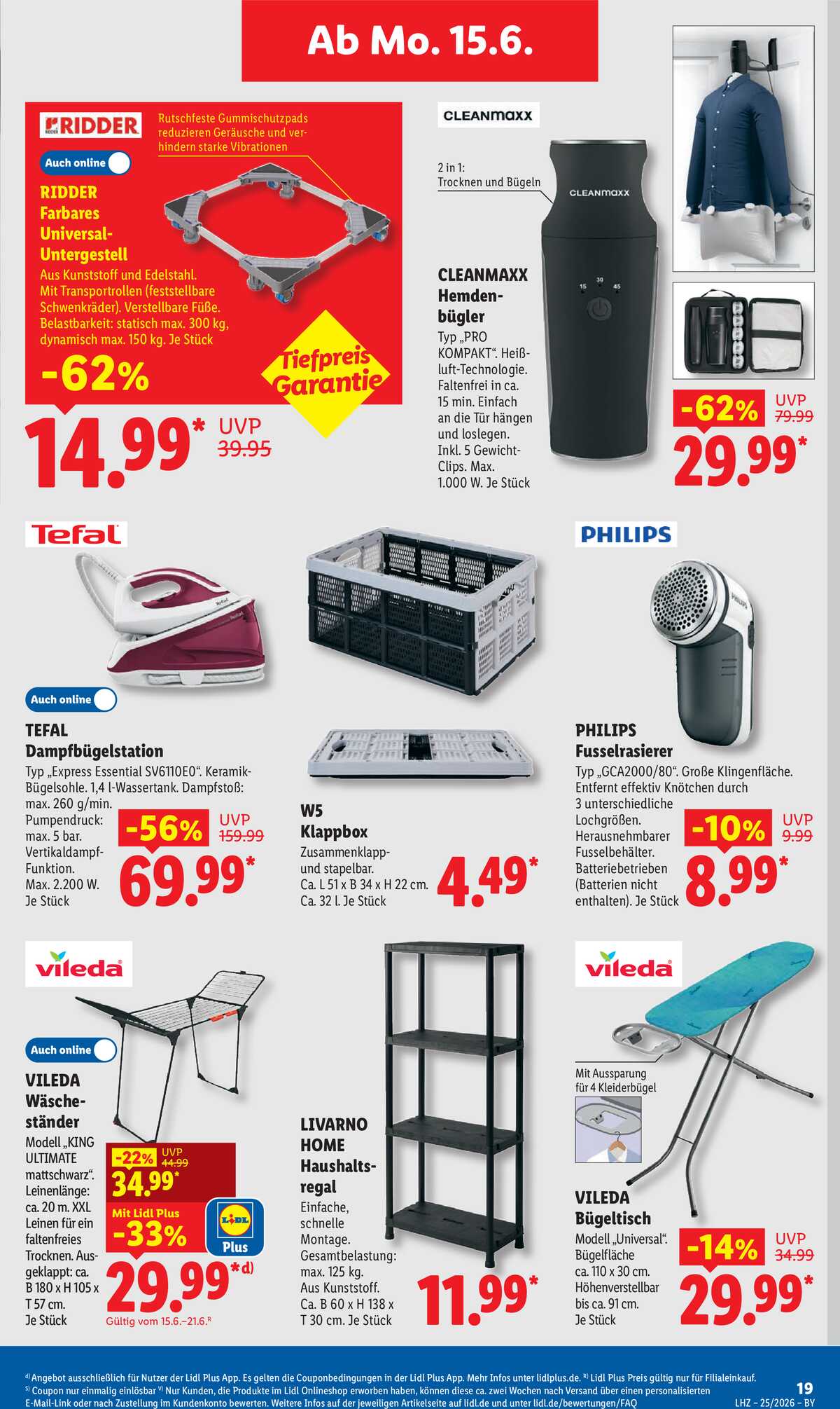 Leták Lidl Německo 15.6.-20.6.2026 strana 31