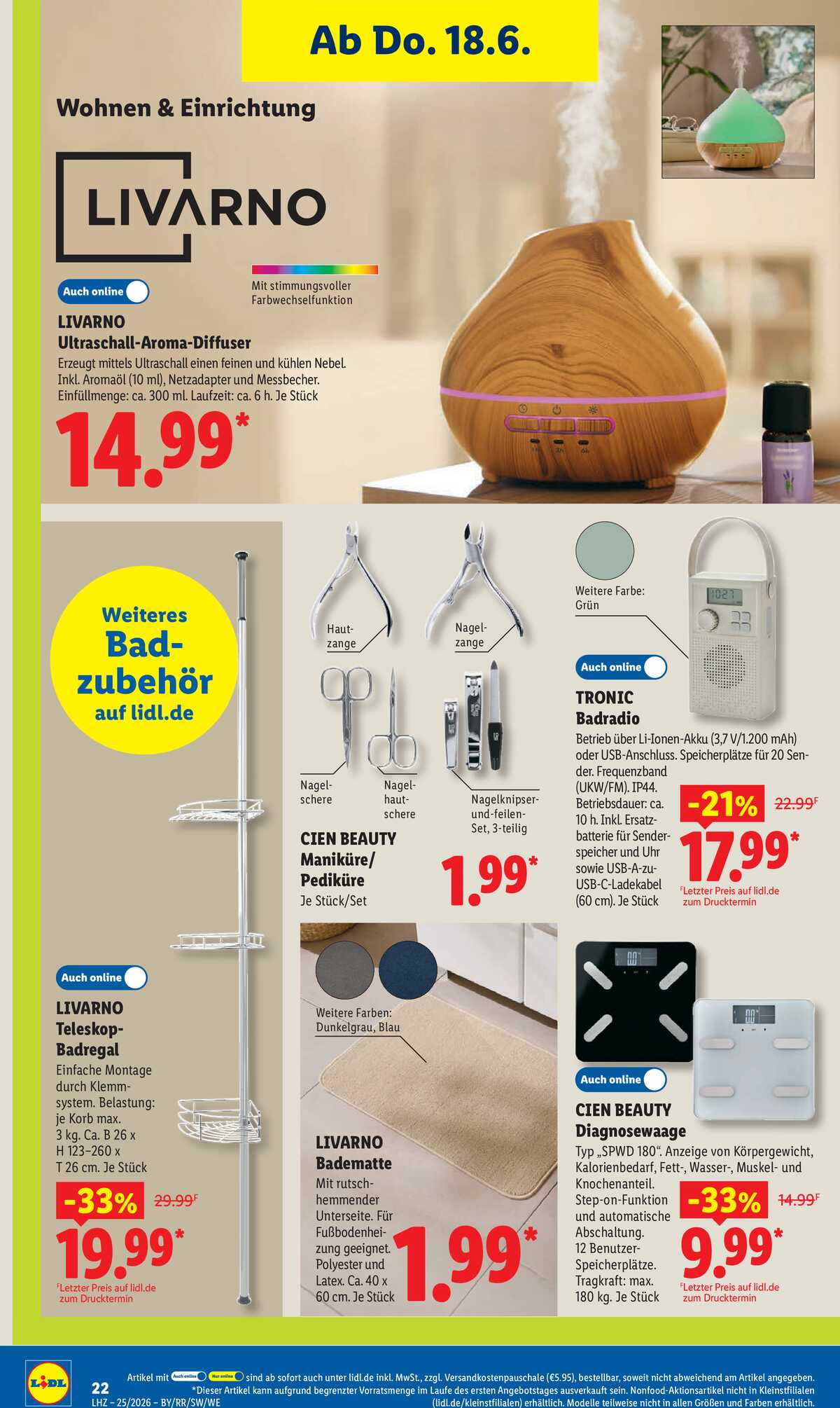 Leták Lidl Německo 15.6.-20.6.2026 strana 38