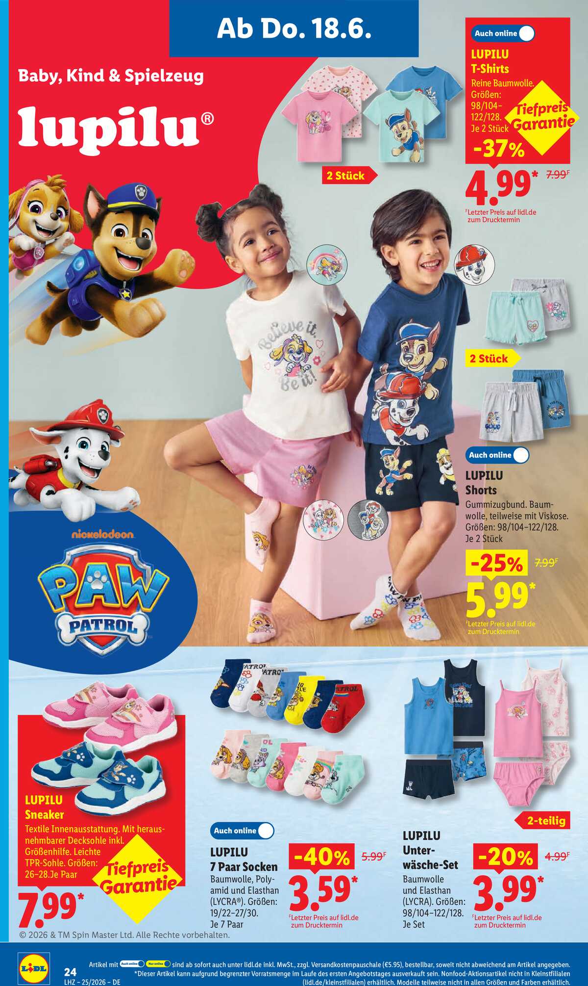 Leták Lidl Německo 15.6.-20.6.2026 strana 44