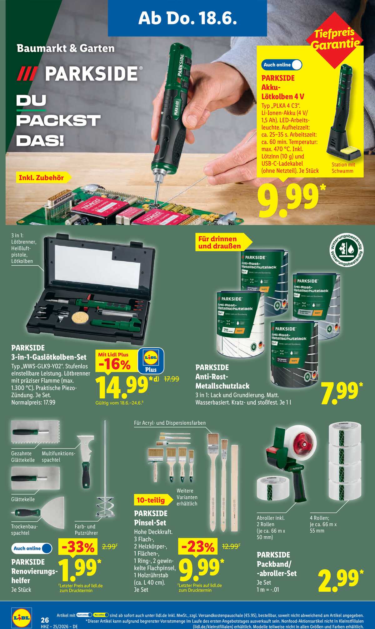 Leták Lidl Německo 15.6.-20.6.2026 strana 46