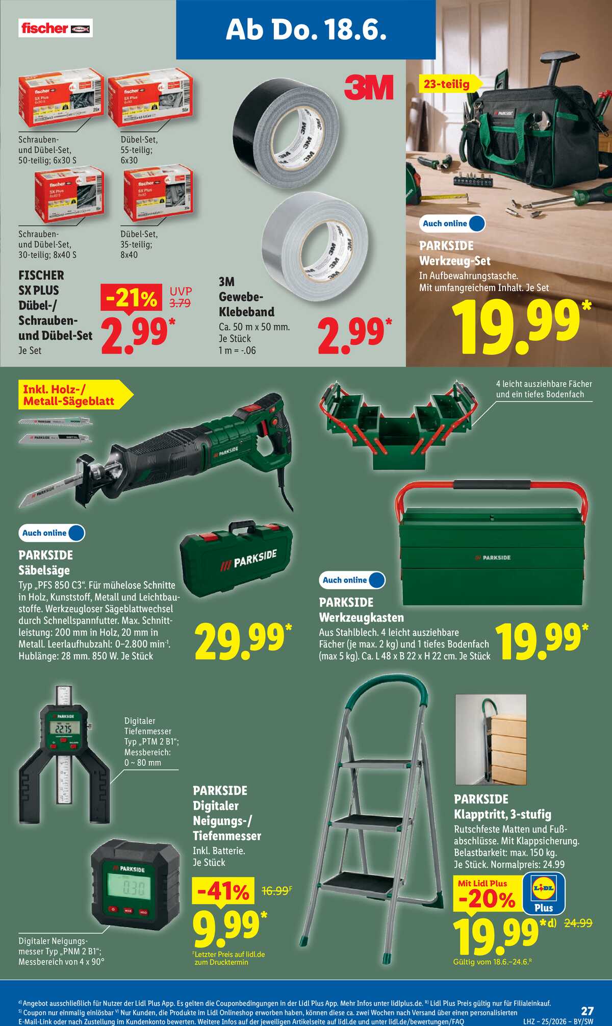 Leták Lidl Německo 15.6.-20.6.2026 strana 47
