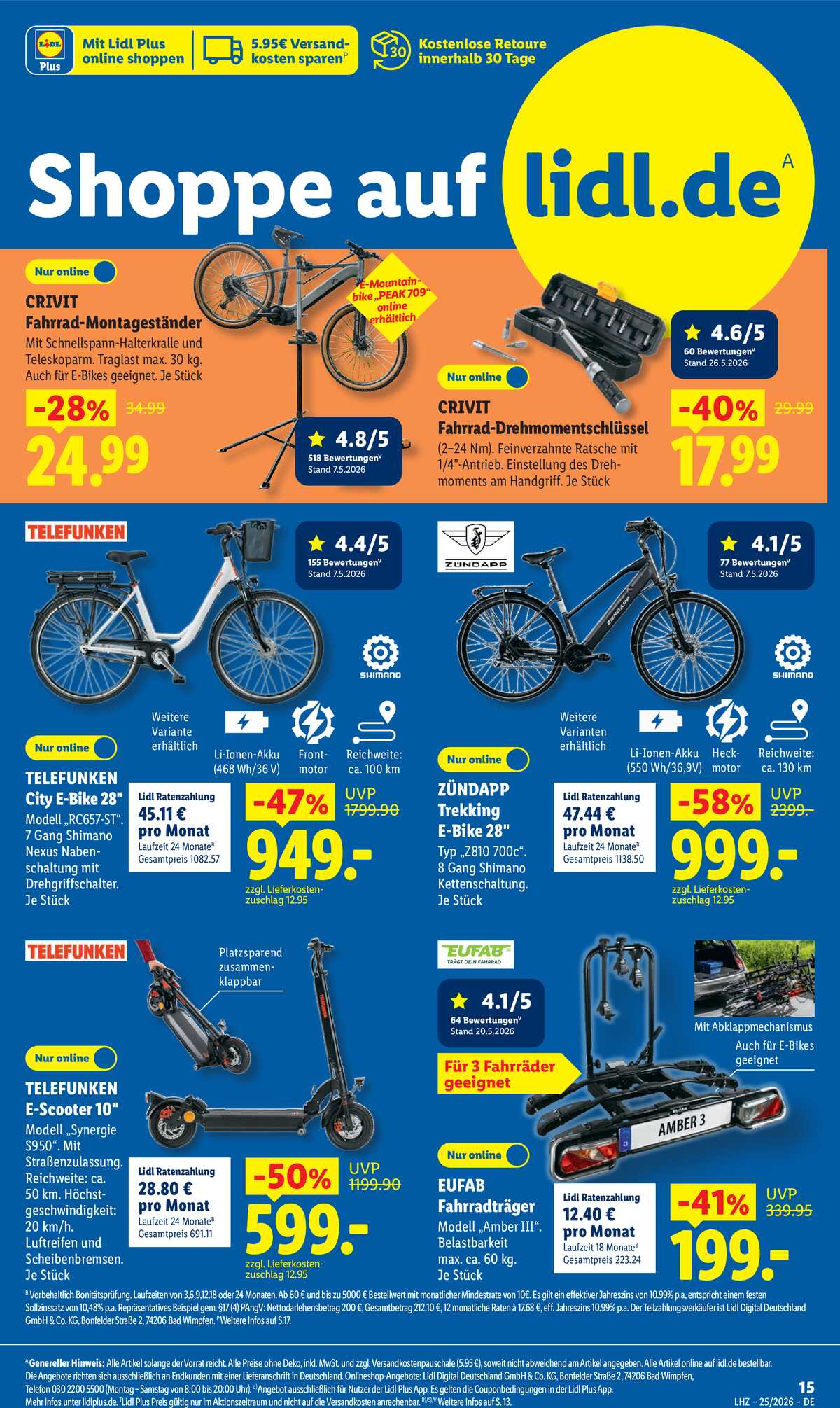 Leták Lidl Německo 15.6.-20.6.2026 strana 49