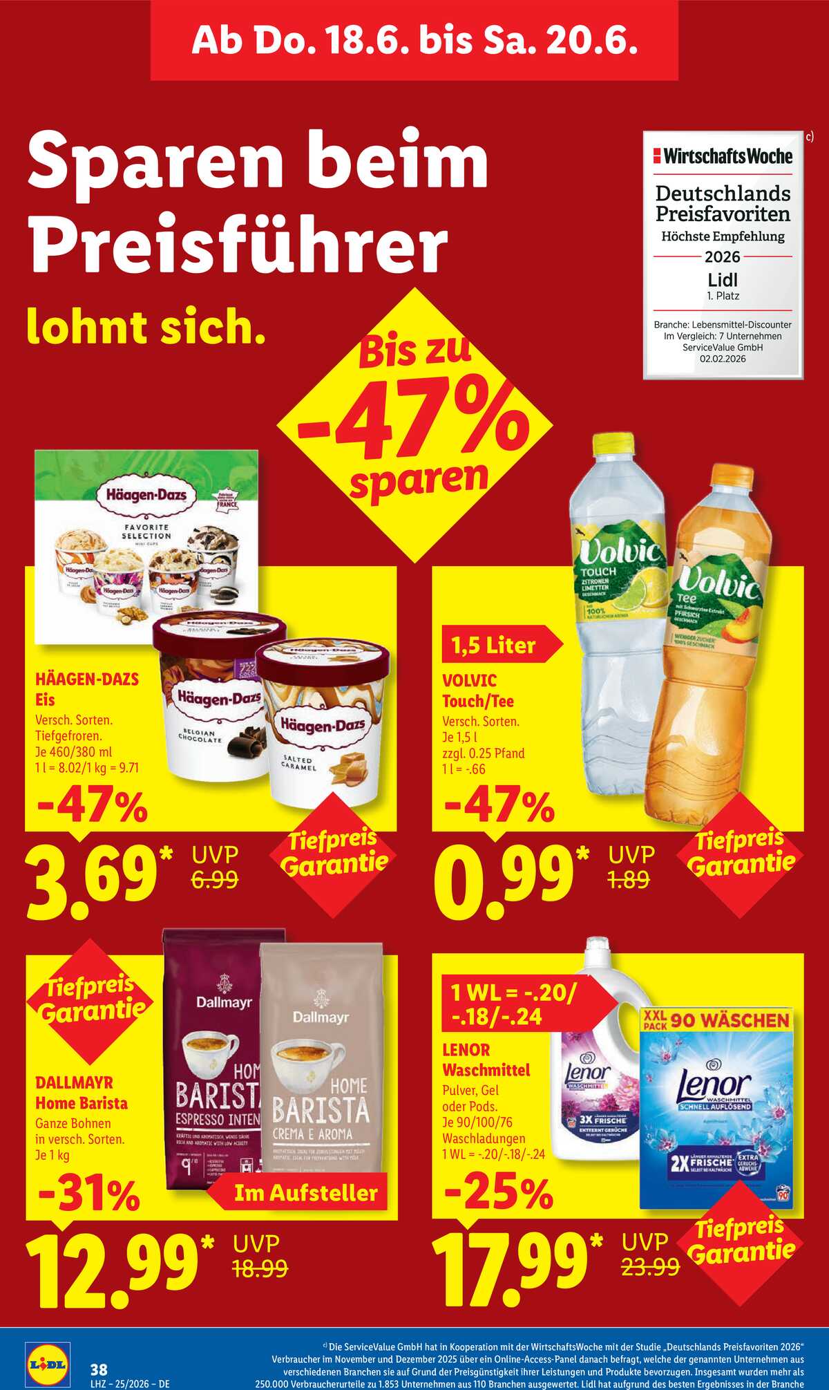 Leták Lidl Německo 15.6.-20.6.2026 strana 62