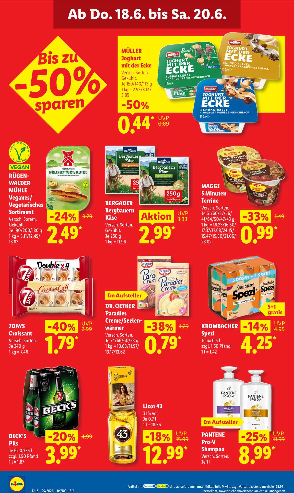 Leták Lidl Německo 15.6.-20.6.2026 strana 64