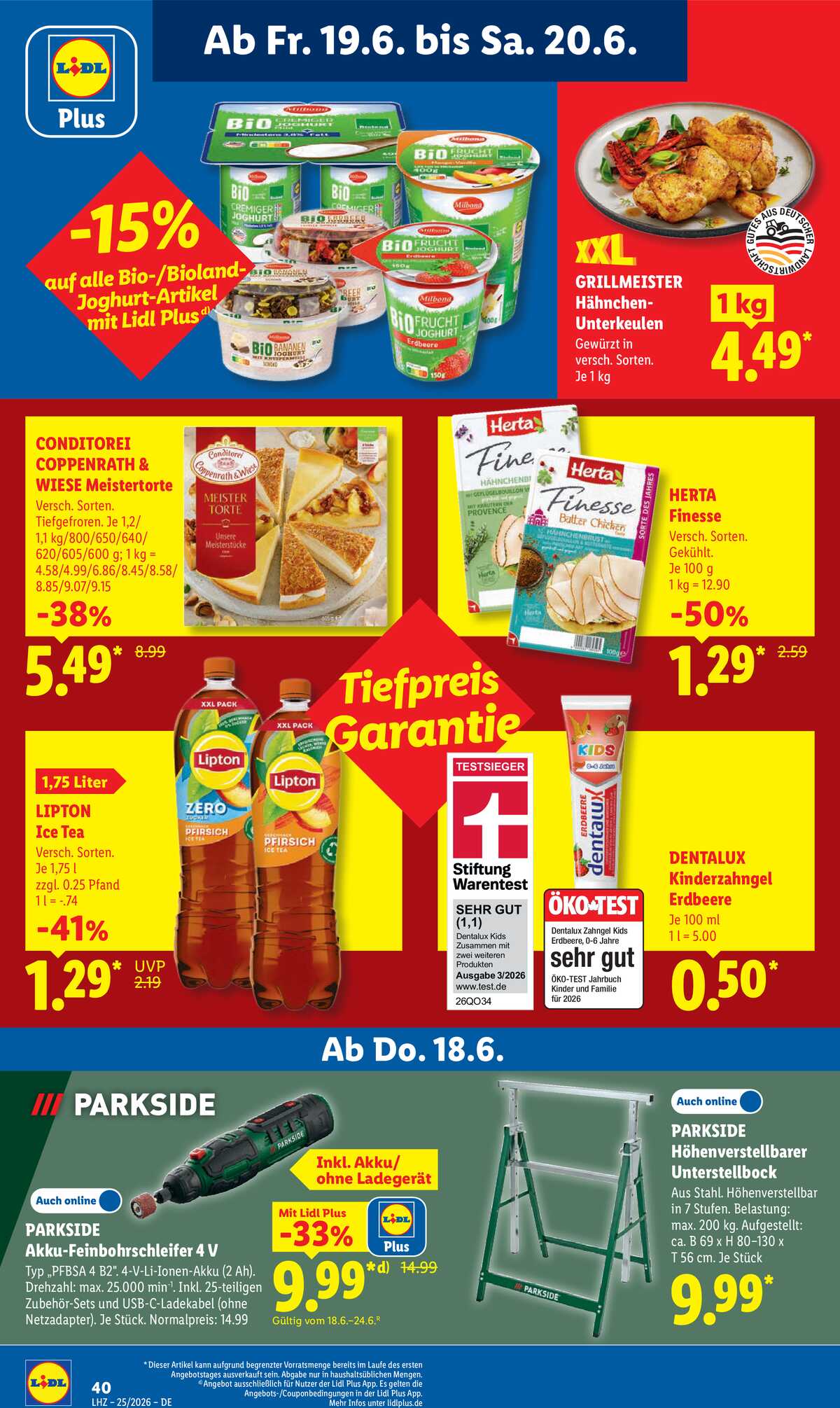 Leták Lidl Německo 15.6.-20.6.2026 strana 66
