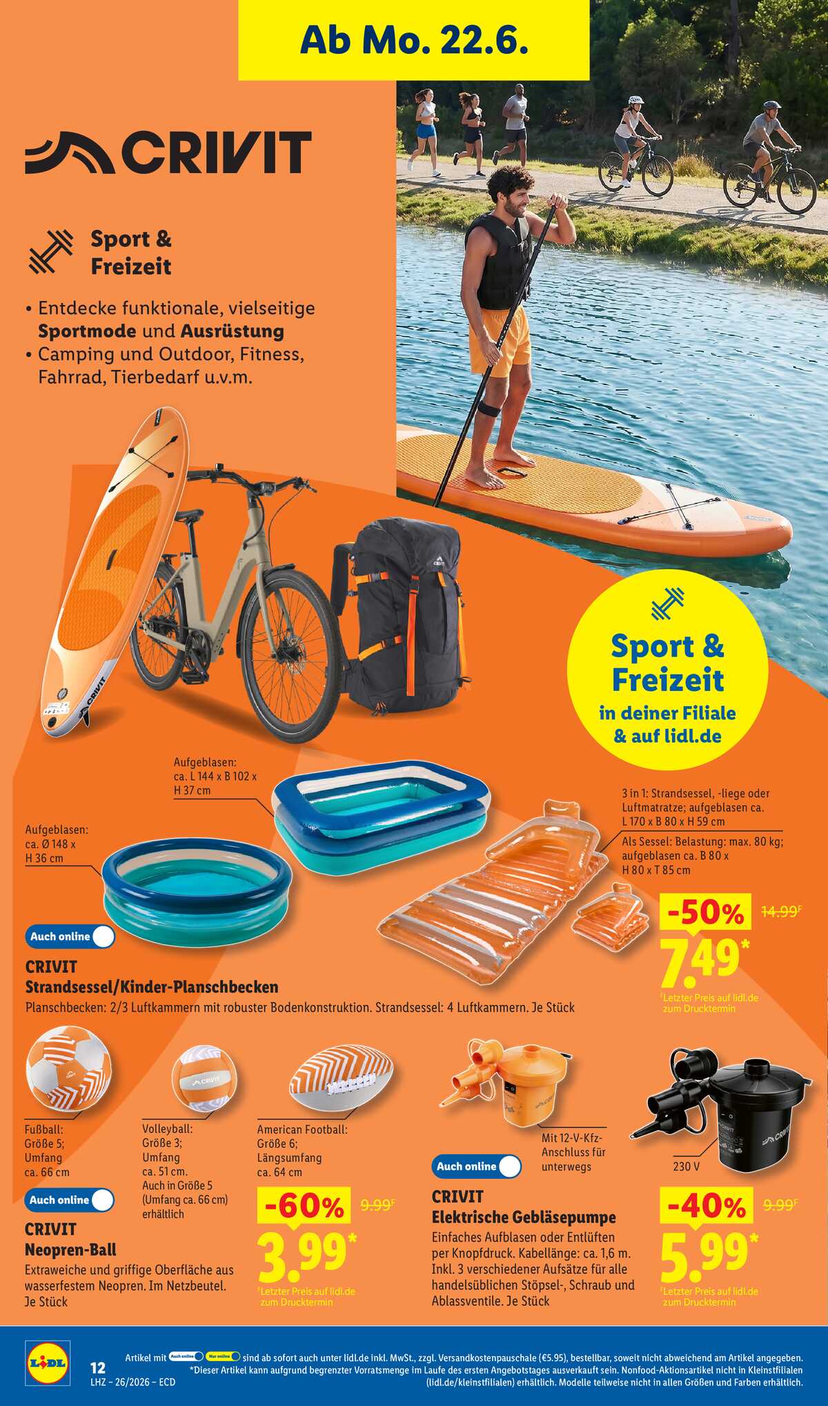Leták Lidl Německo 22.6.-27.6.2026 strana 8