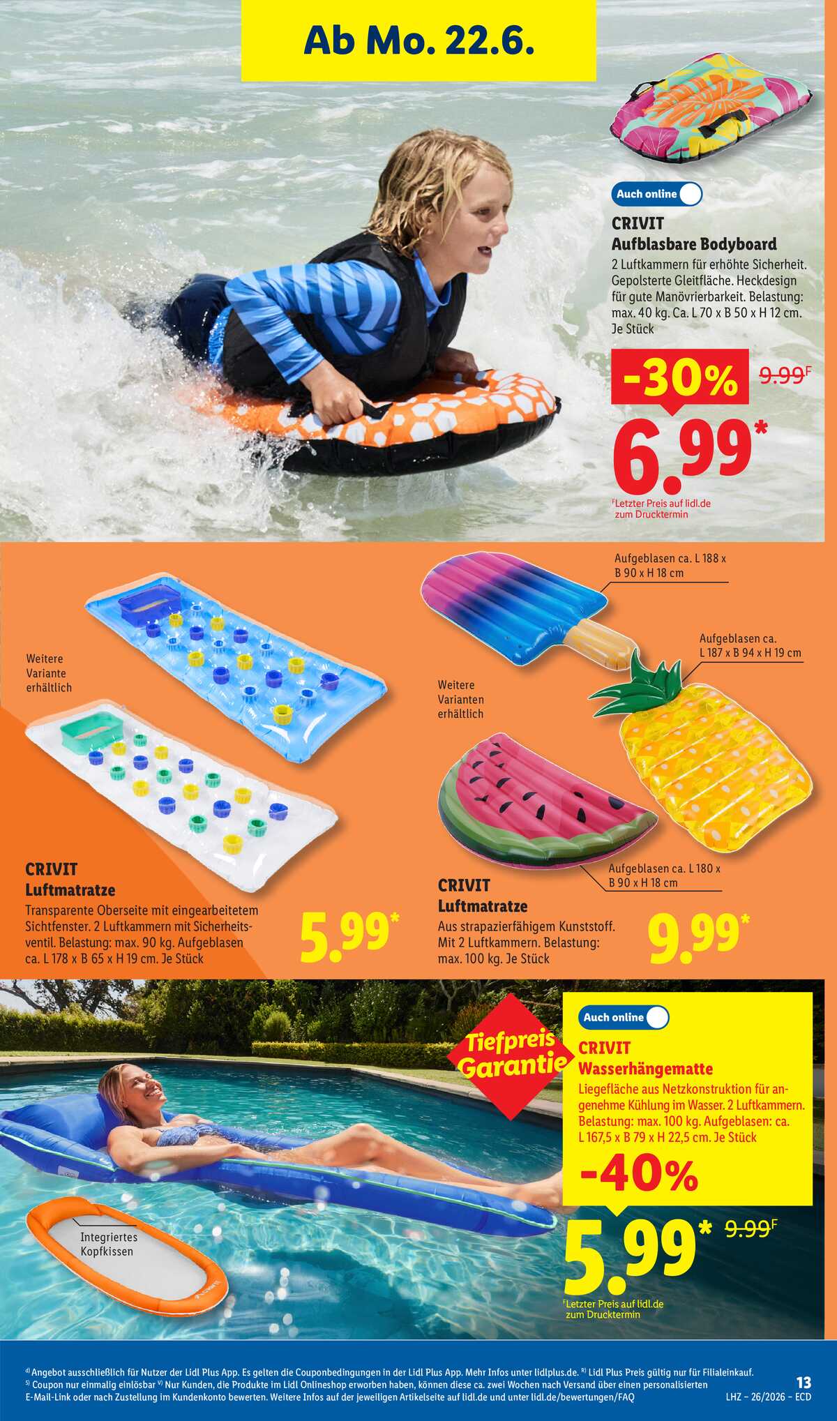 Leták Lidl Německo 22.6.-27.6.2026 strana 9