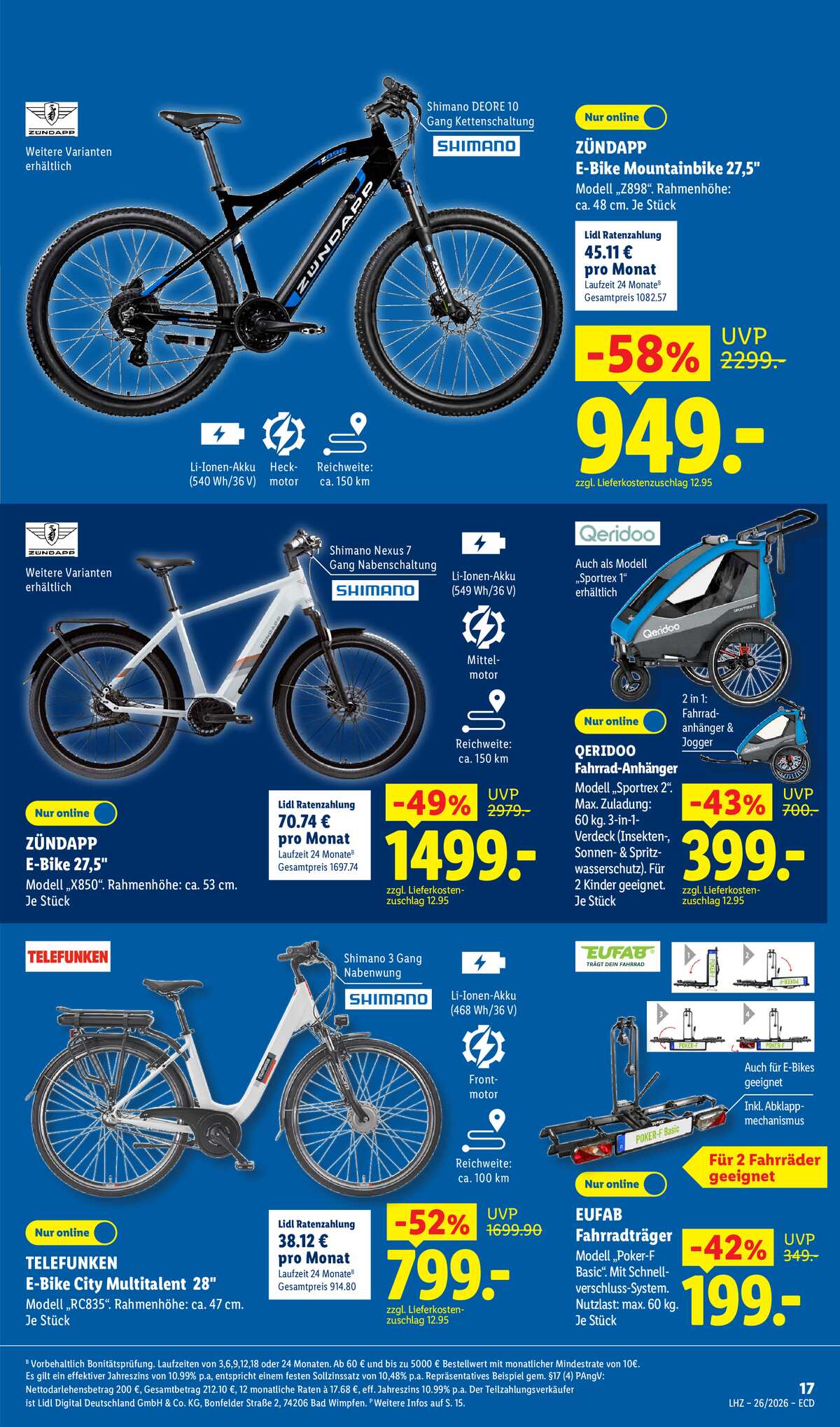 Leták Lidl Německo 22.6.-27.6.2026 strana 13