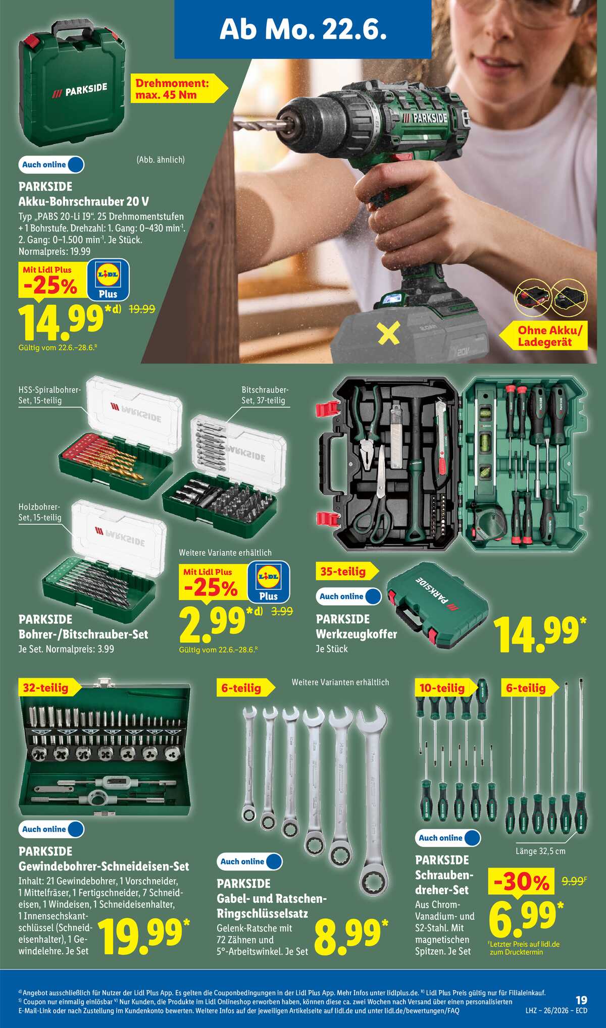 Leták Lidl Německo 22.6.-27.6.2026 strana 17