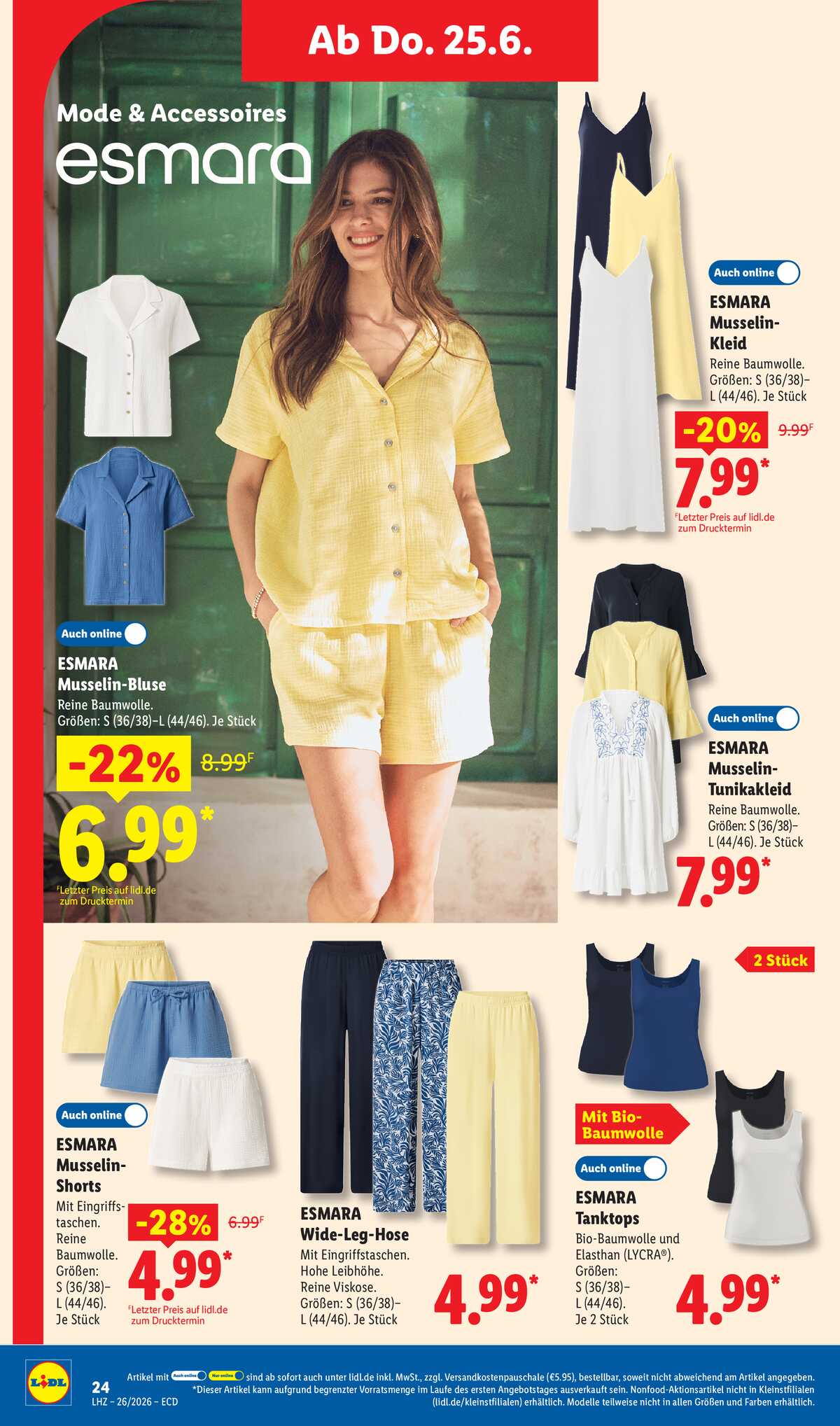 Leták Lidl Německo 22.6.-27.6.2026 strana 24