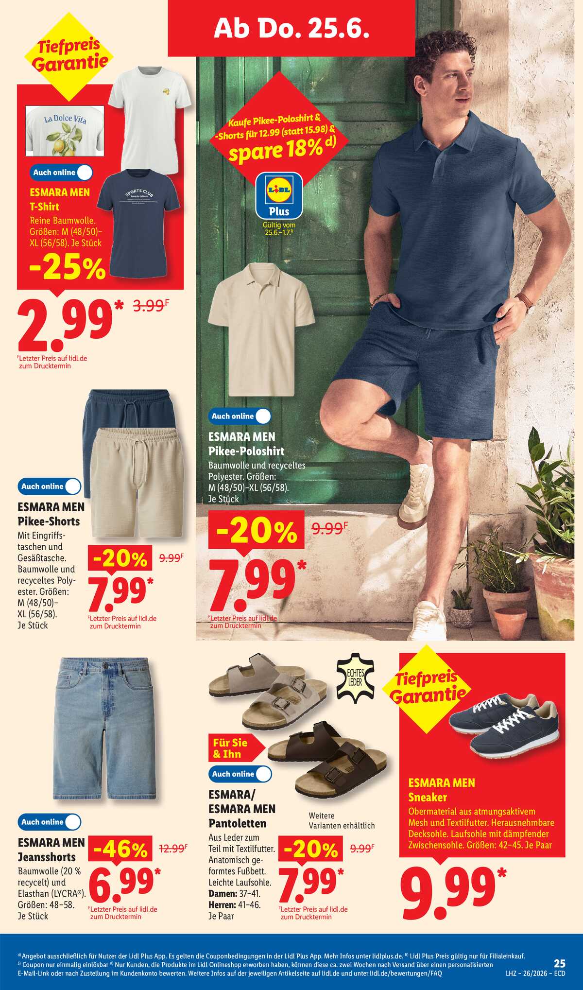 Leták Lidl Německo 22.6.-27.6.2026 strana 25
