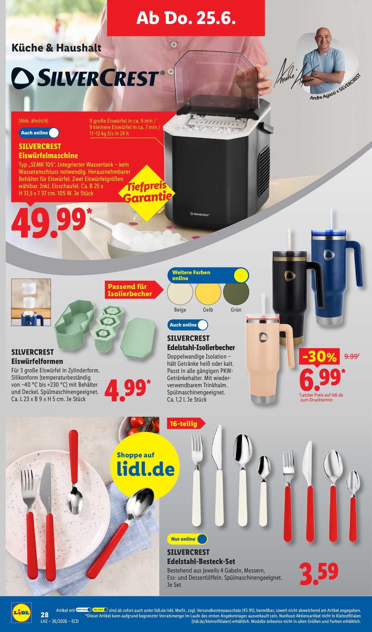 Leták Lidl Německo 22.6.-27.6.2026 strana 28
