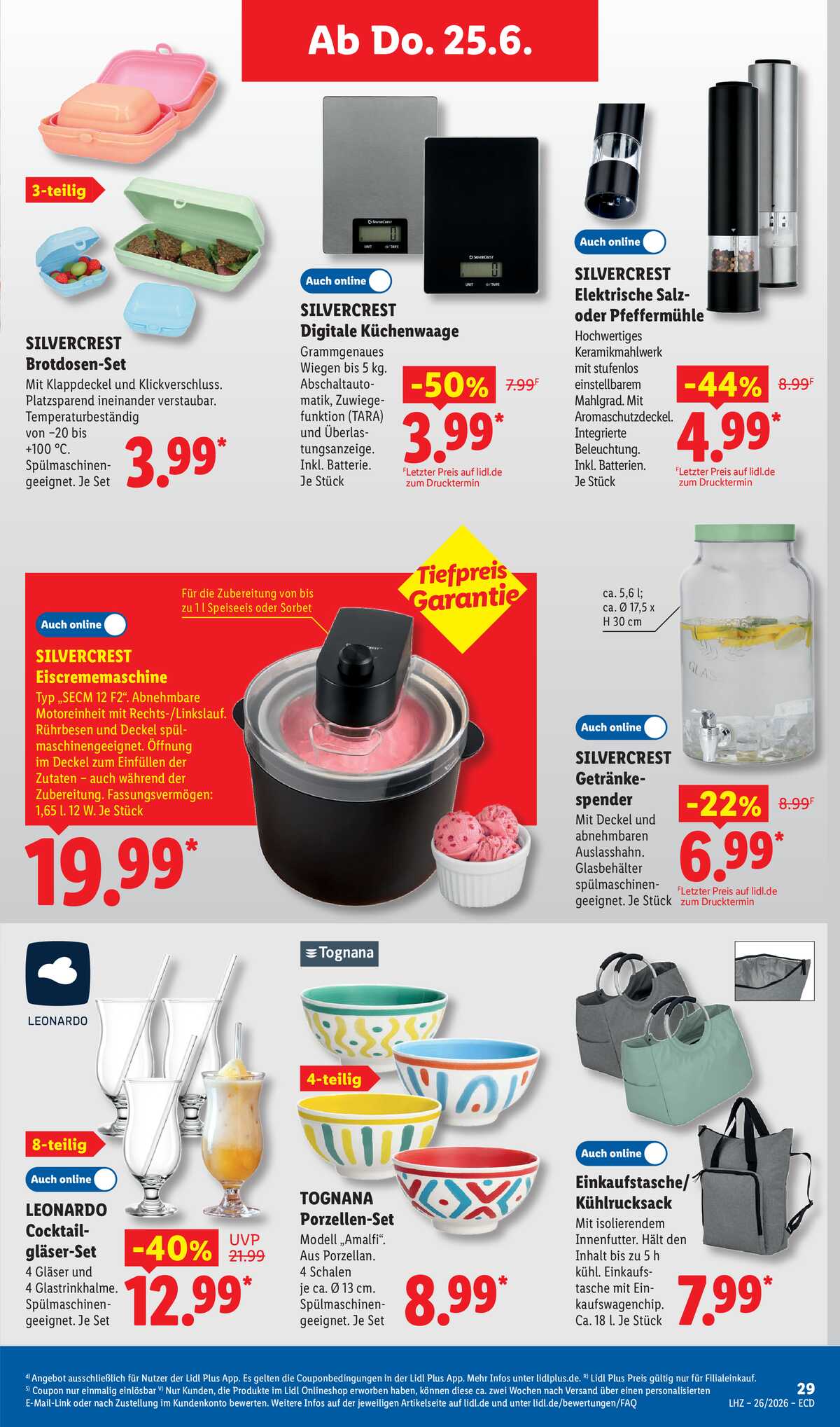 Leták Lidl Německo 22.6.-27.6.2026 strana 29