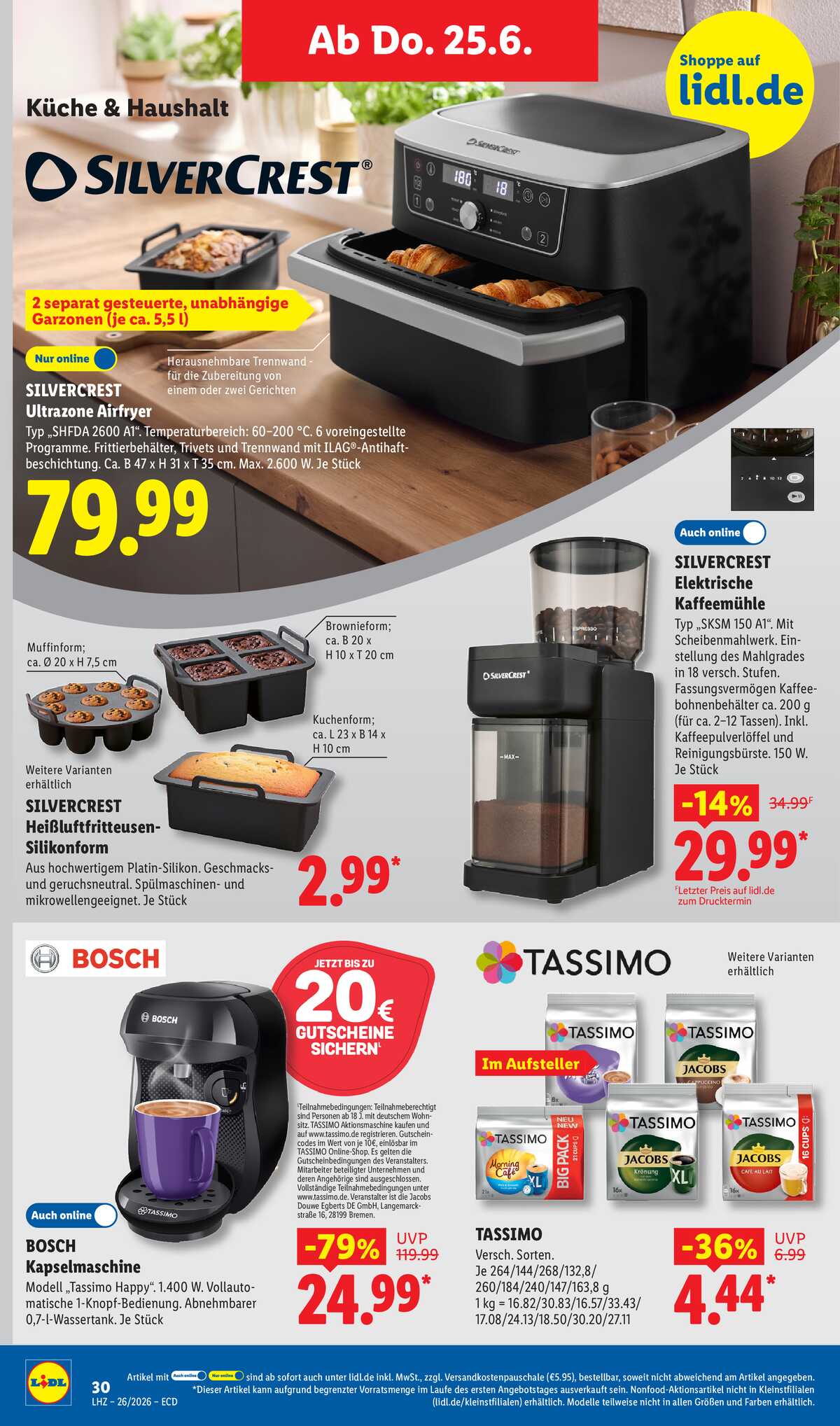 Leták Lidl Německo 22.6.-27.6.2026 strana 30