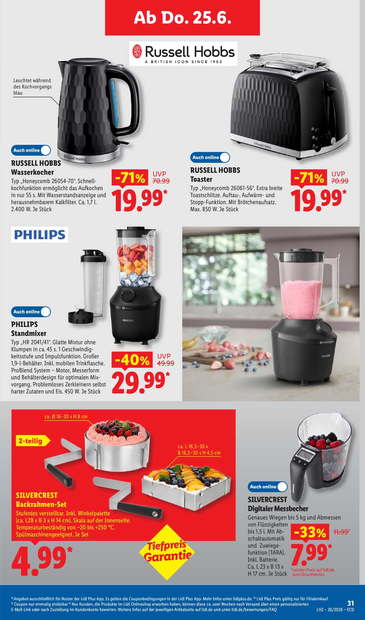 Leták Lidl Německo 22.6.-27.6.2026 strana 31